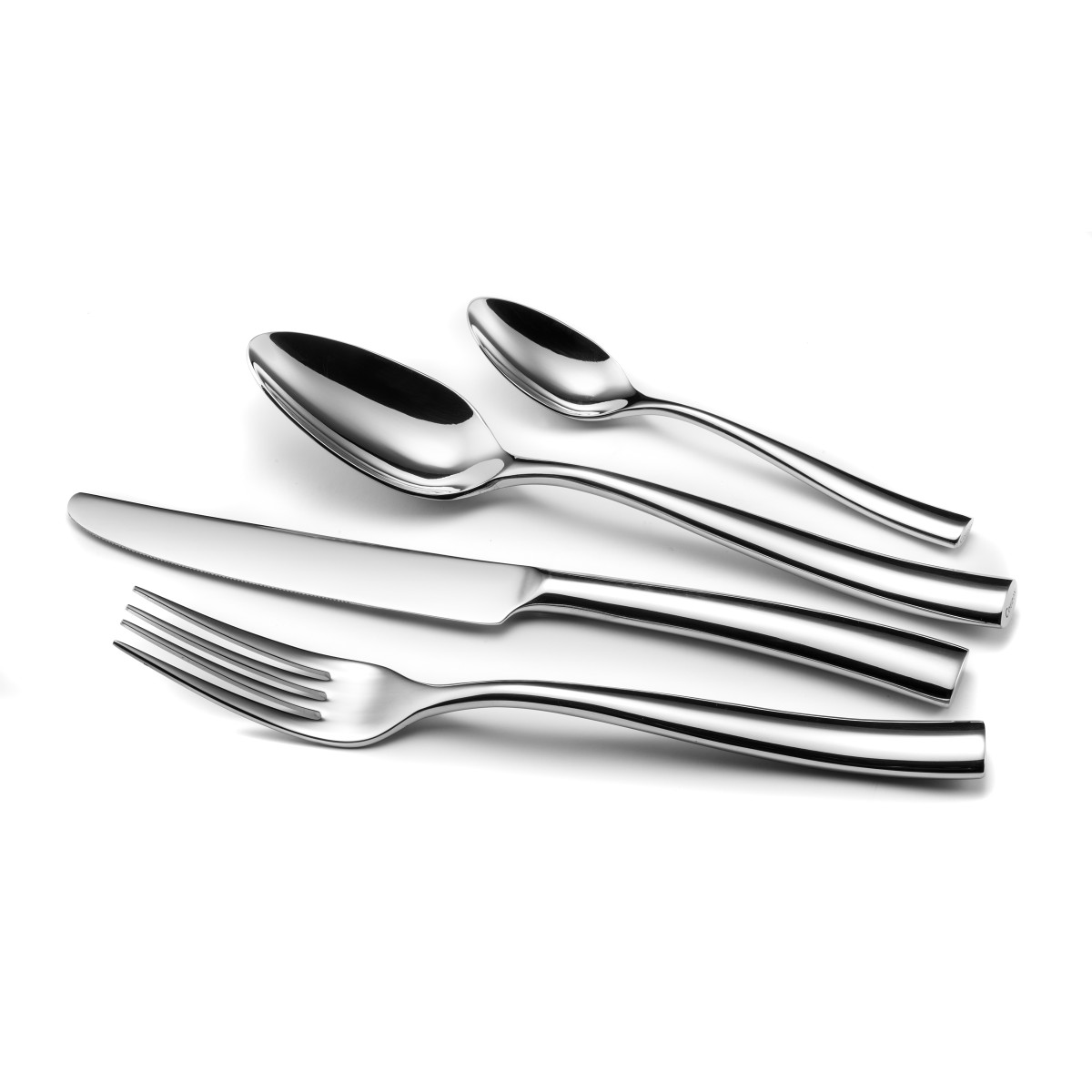 Silhouette - ménagère 50 pièces en coffre bois COUZON Argent