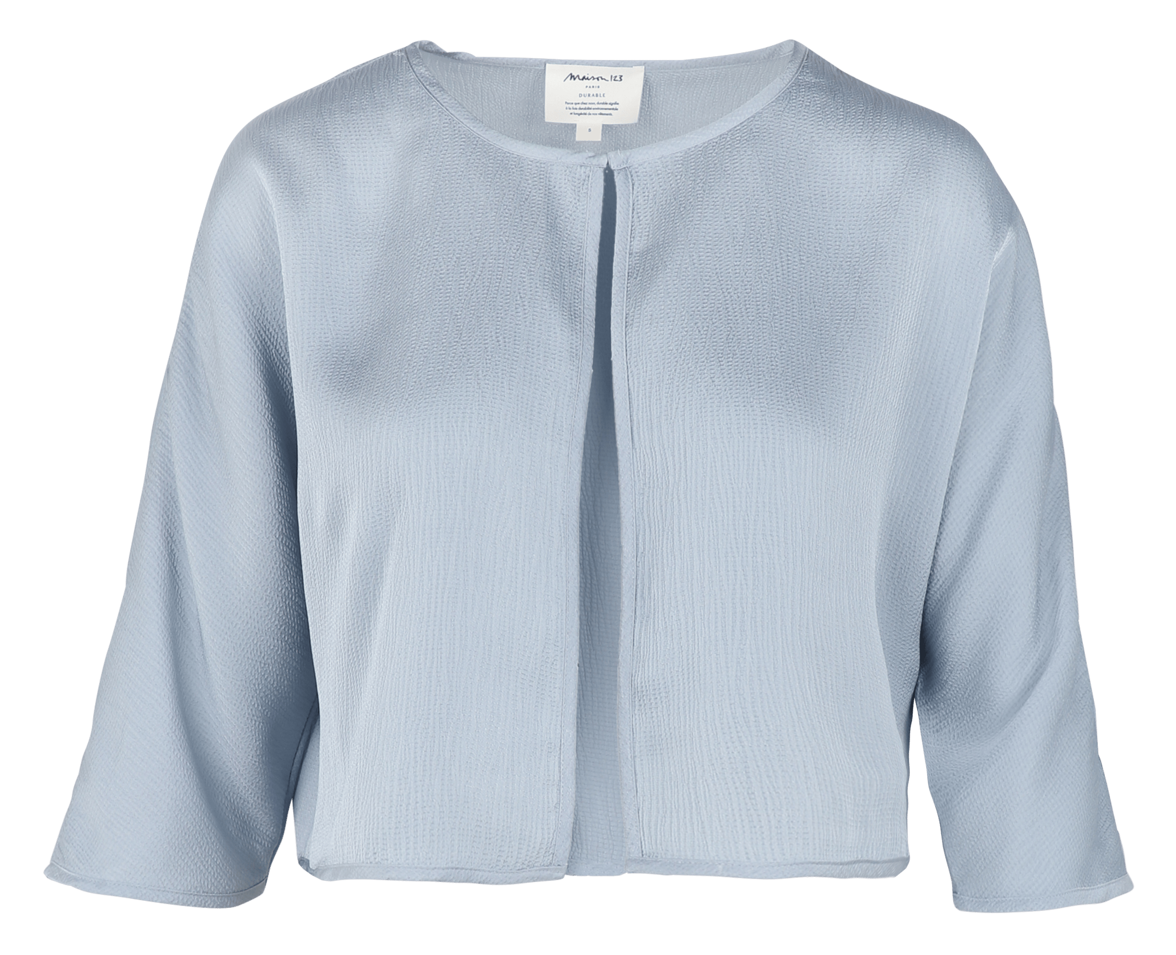 Top court col rond dino MAISON 123 Bleu