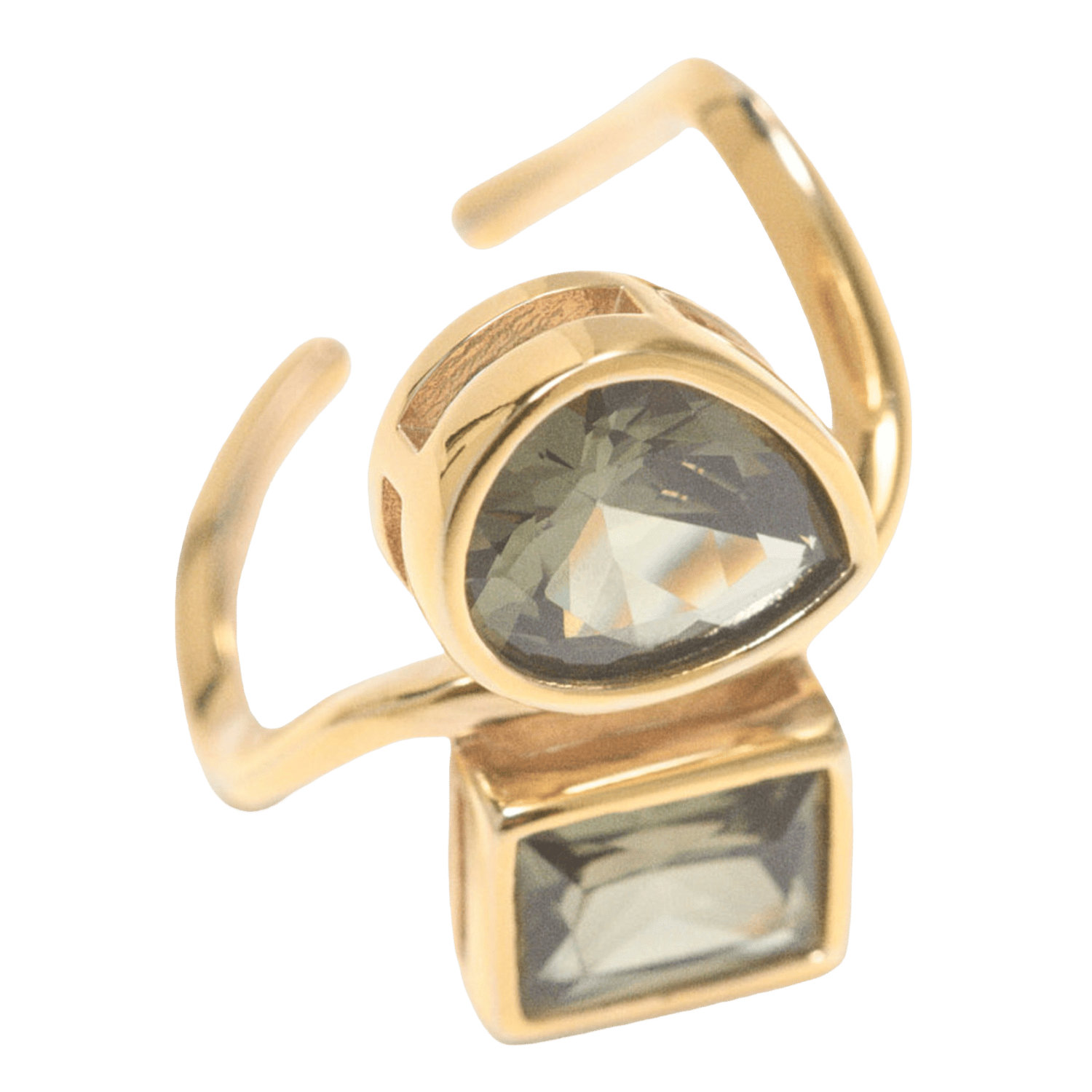 Bague en laiton MAJE Doré