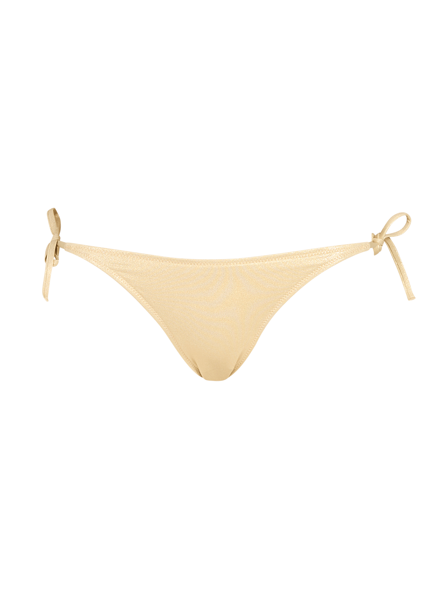 Bas de maillot de bain brillant GRAIN DE SABLE Doré