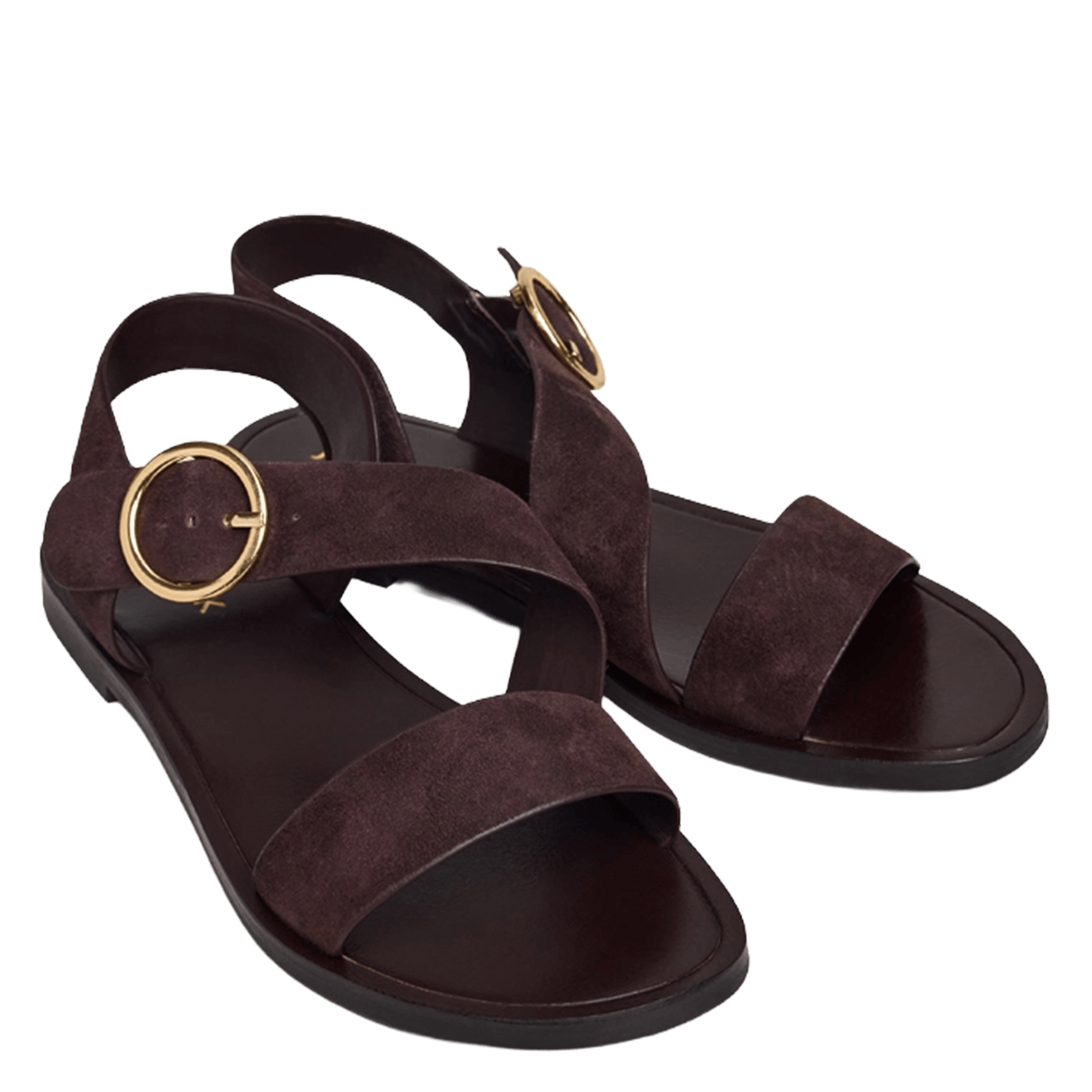 Plagettes en cuir welbi JONAK Marron