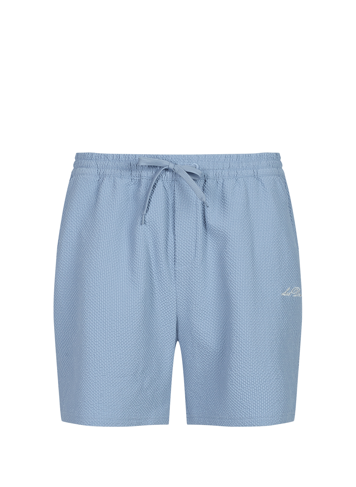 Textured swim shorts LES DEUX Blue