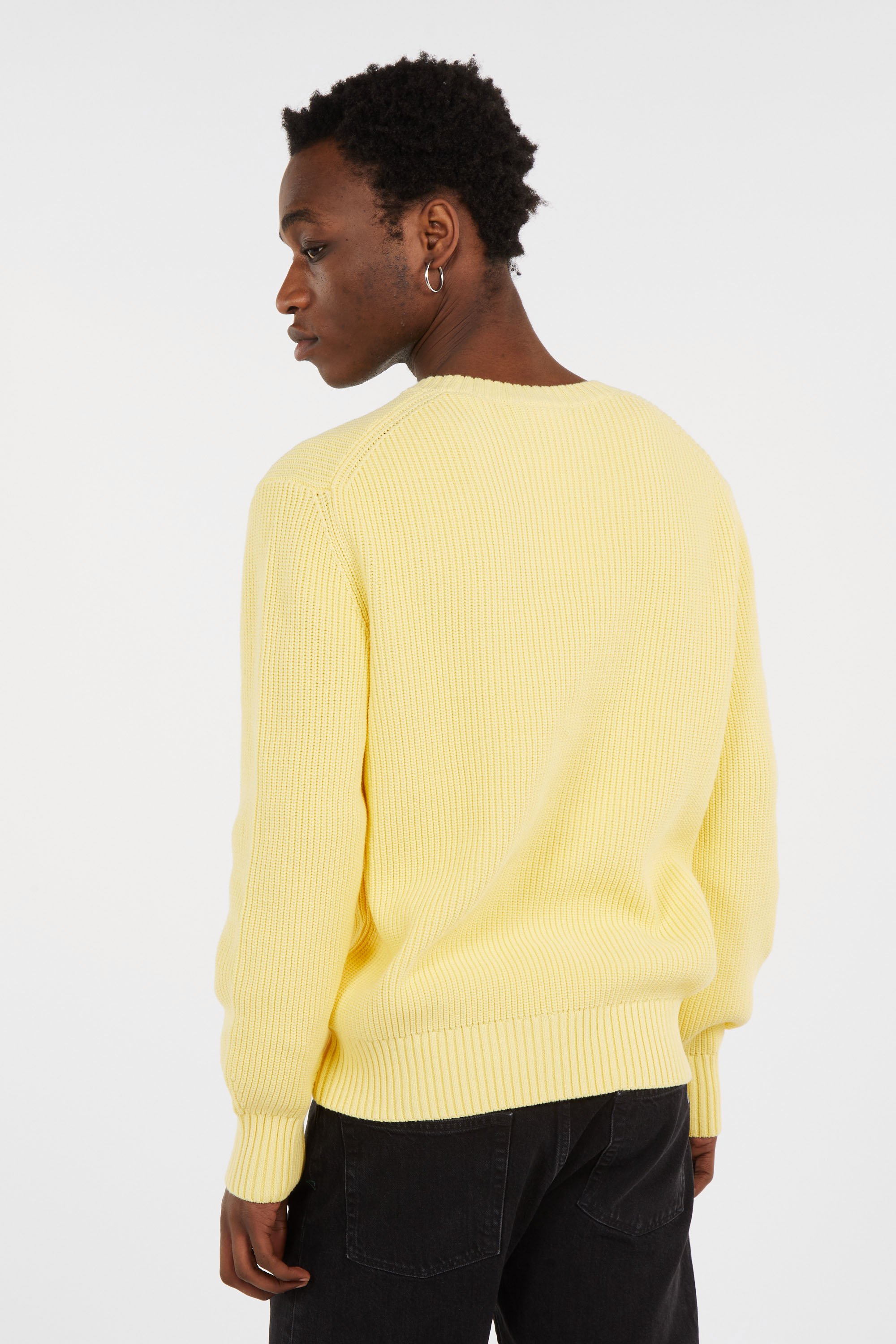 Pull tricot LACOSTE Jaune