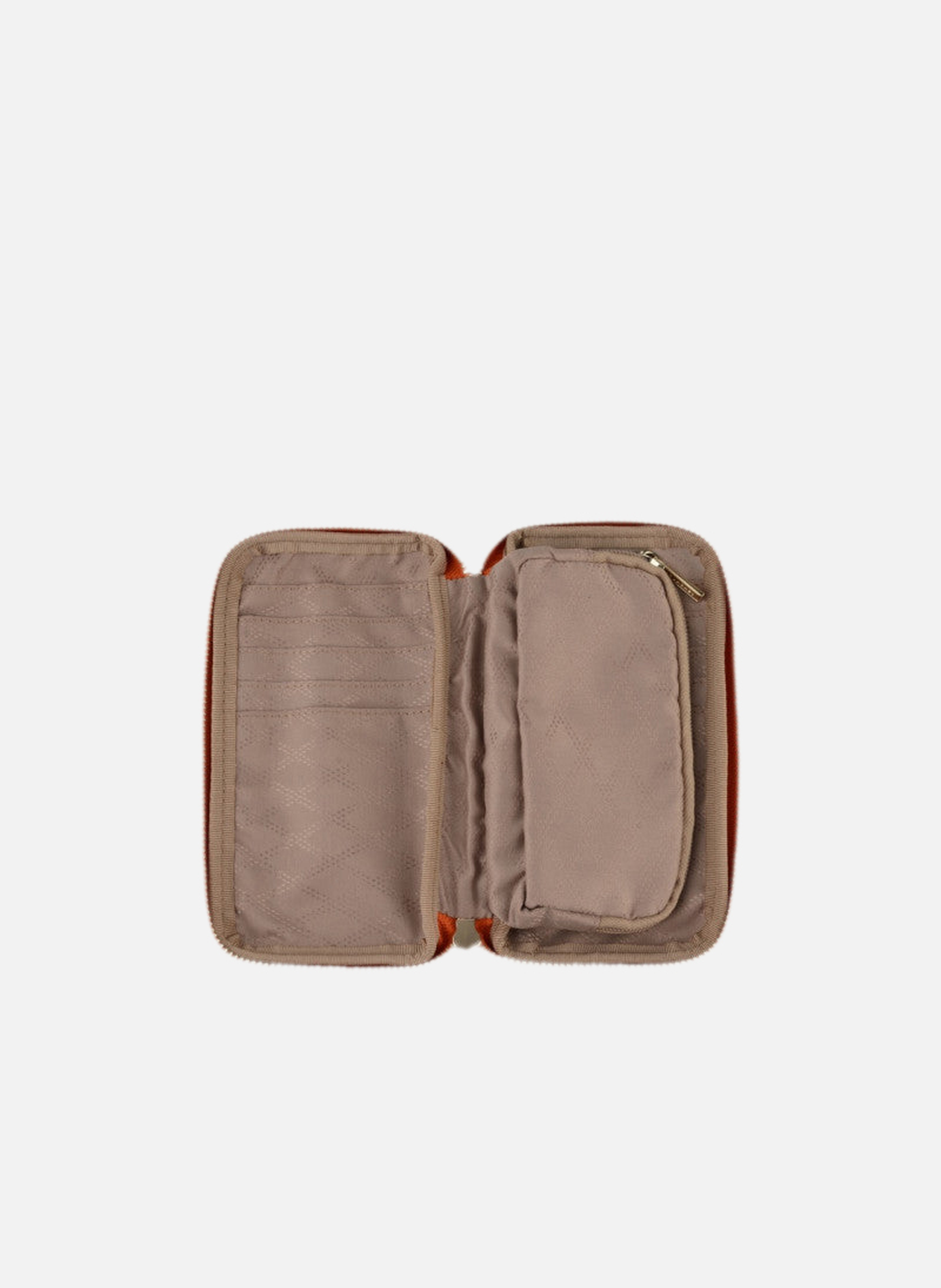 Club | etui téléphone portable en cuir de veau grainé | Orange POURCHET Femme