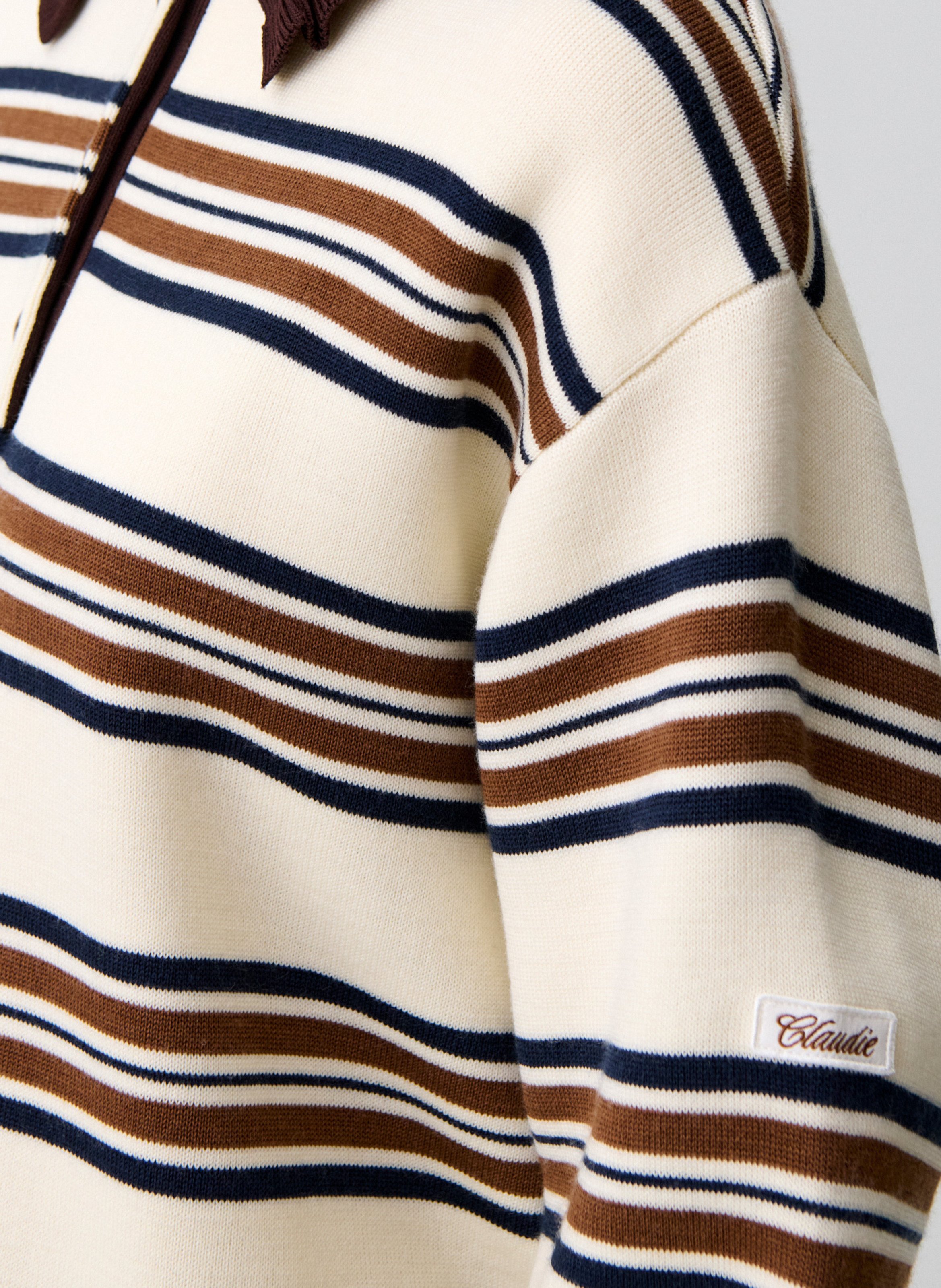 Pull droit à rayures CLAUDIE PIERLOT Multicolore