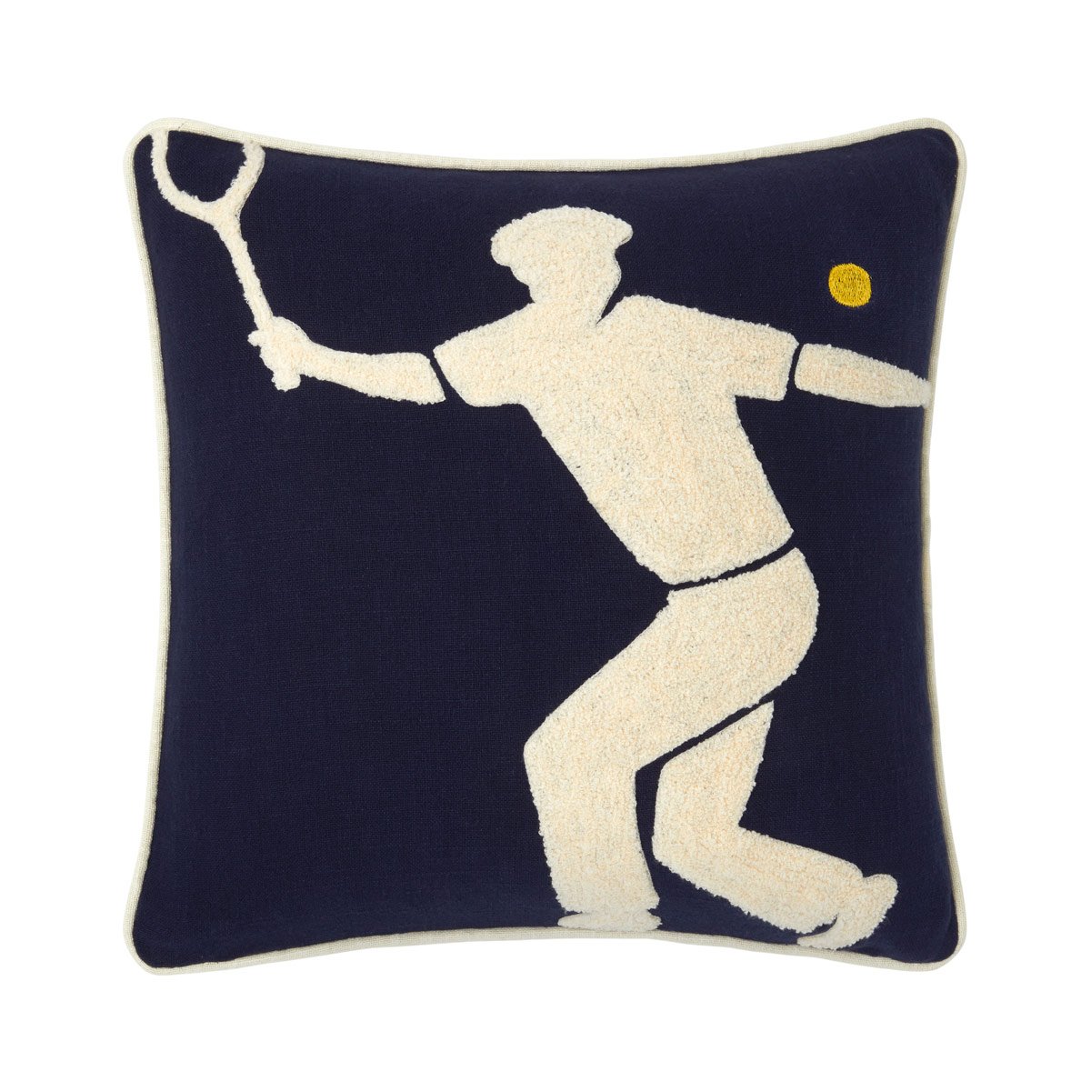 Housse de coussin en coton, l player LACOSTE HOME Bleu