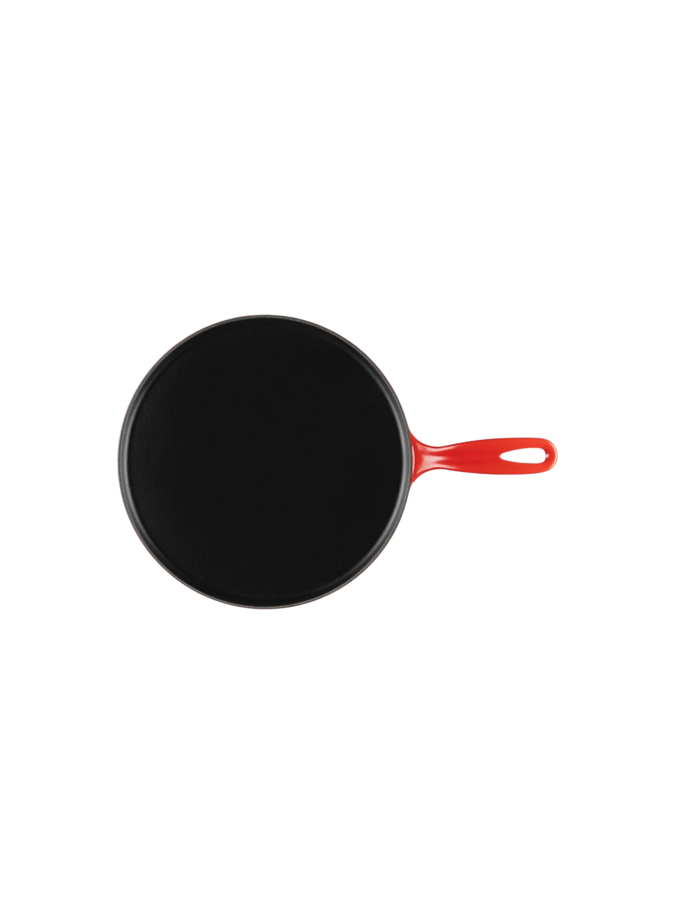 Small enameled cast iron crepe maker LE CREUSET Red