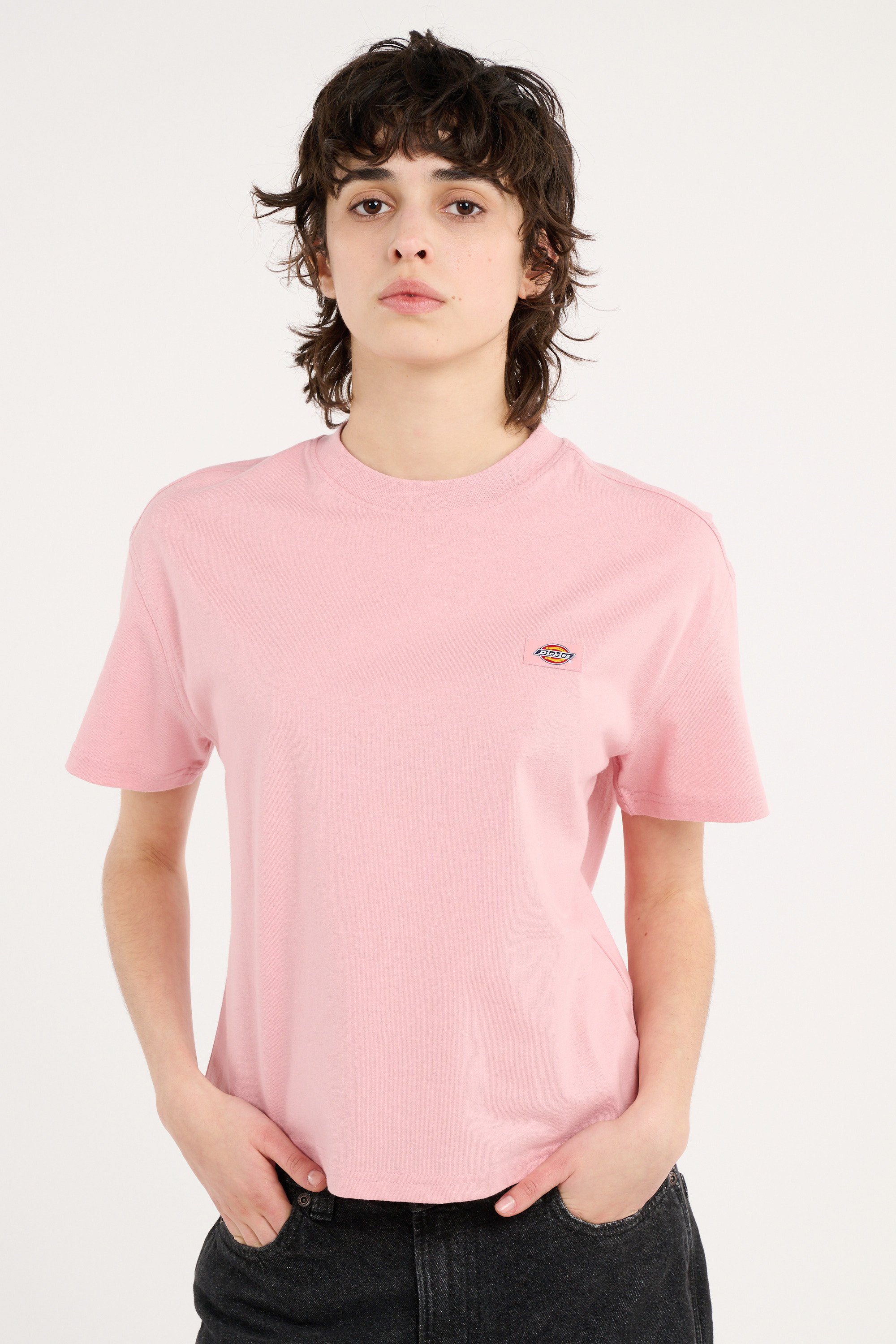 T-shirt oakport boxy DICKIES Rose