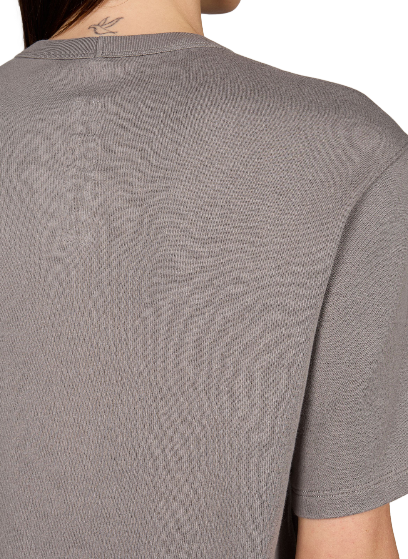 Cotton crew neck t-shirt RICK OWENS Grey