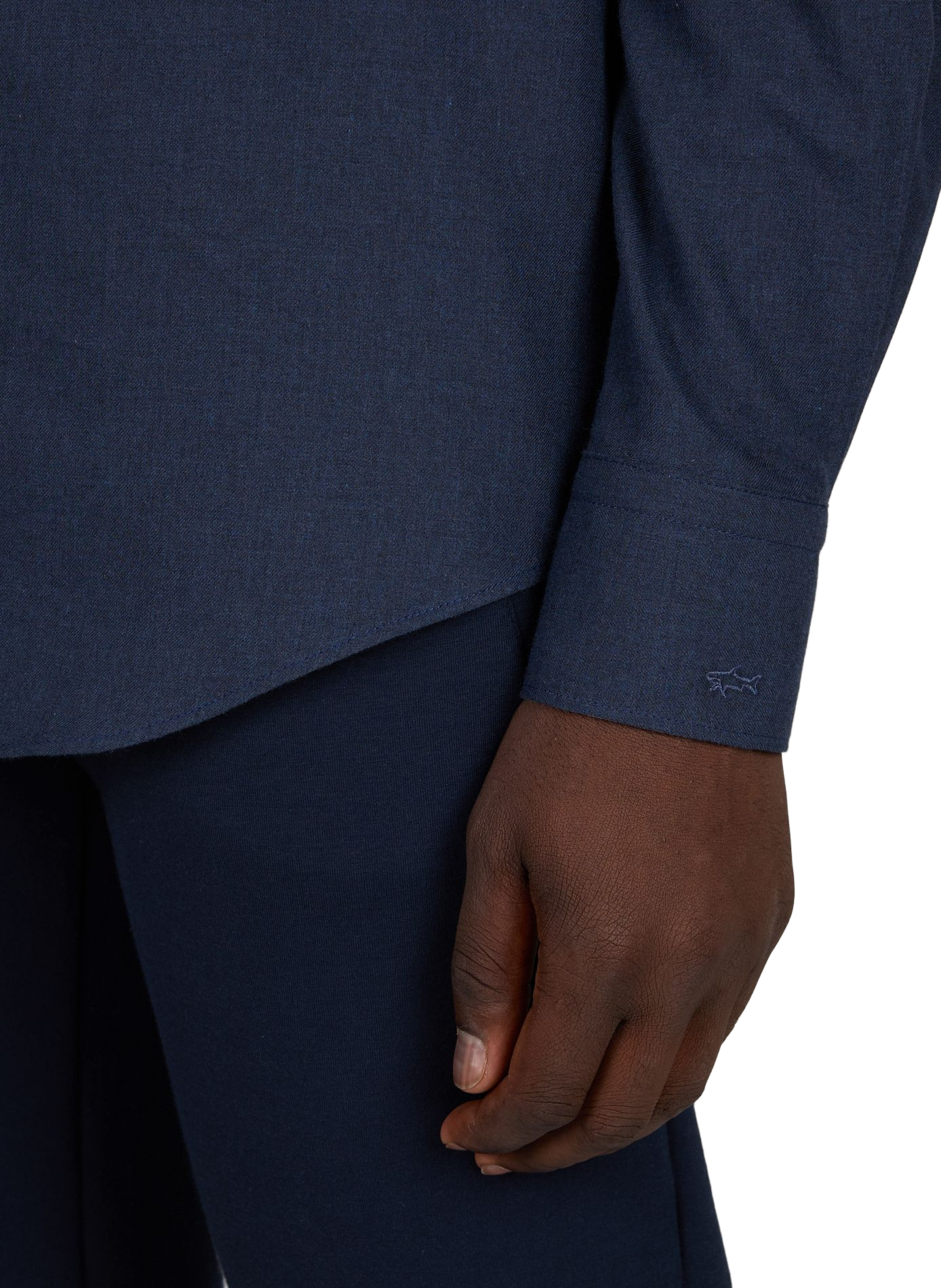 Loose-fit cotton shirt PAUL & SHARK Blue