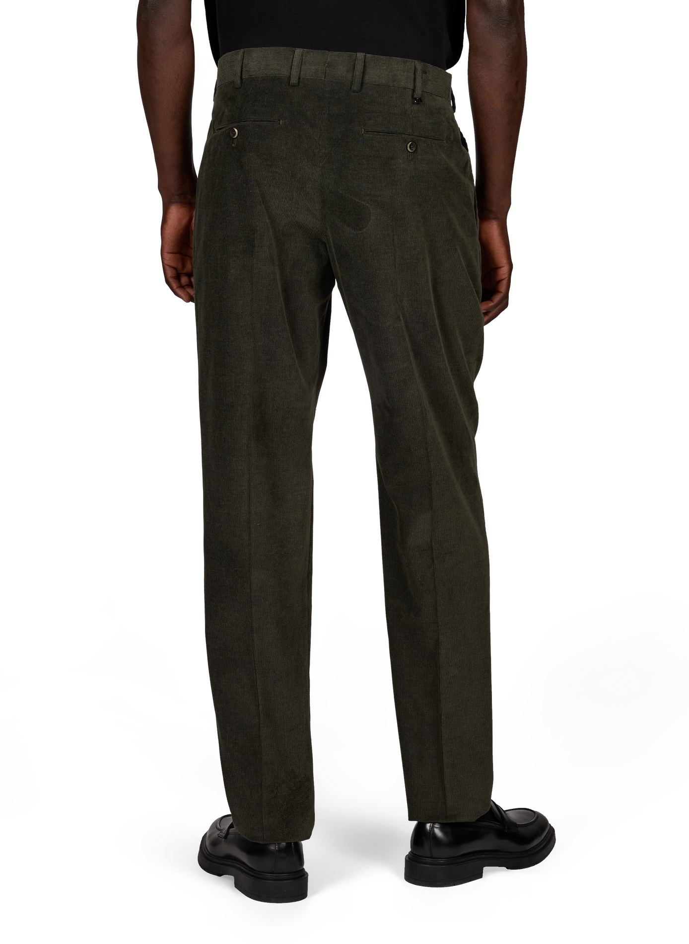 Straight corduroy cotton pants PT01 Khaki