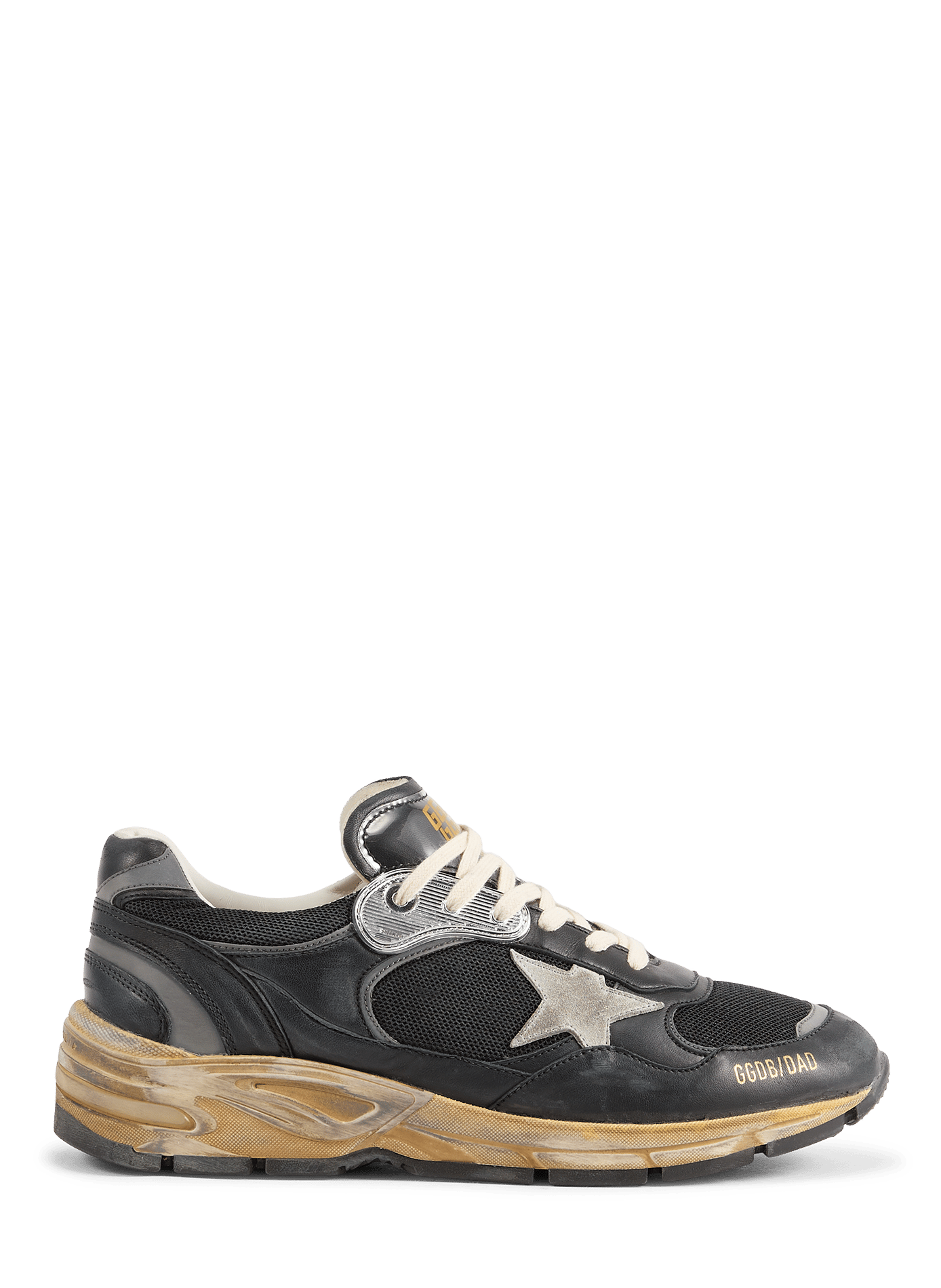 Lage sneakers RUNNING DAD NEW van gemengd leer GOLDEN GOOSE Zwart