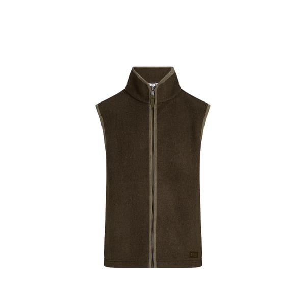 Gilet col montant en laine mélangée Gilet col montant en laine mélangée