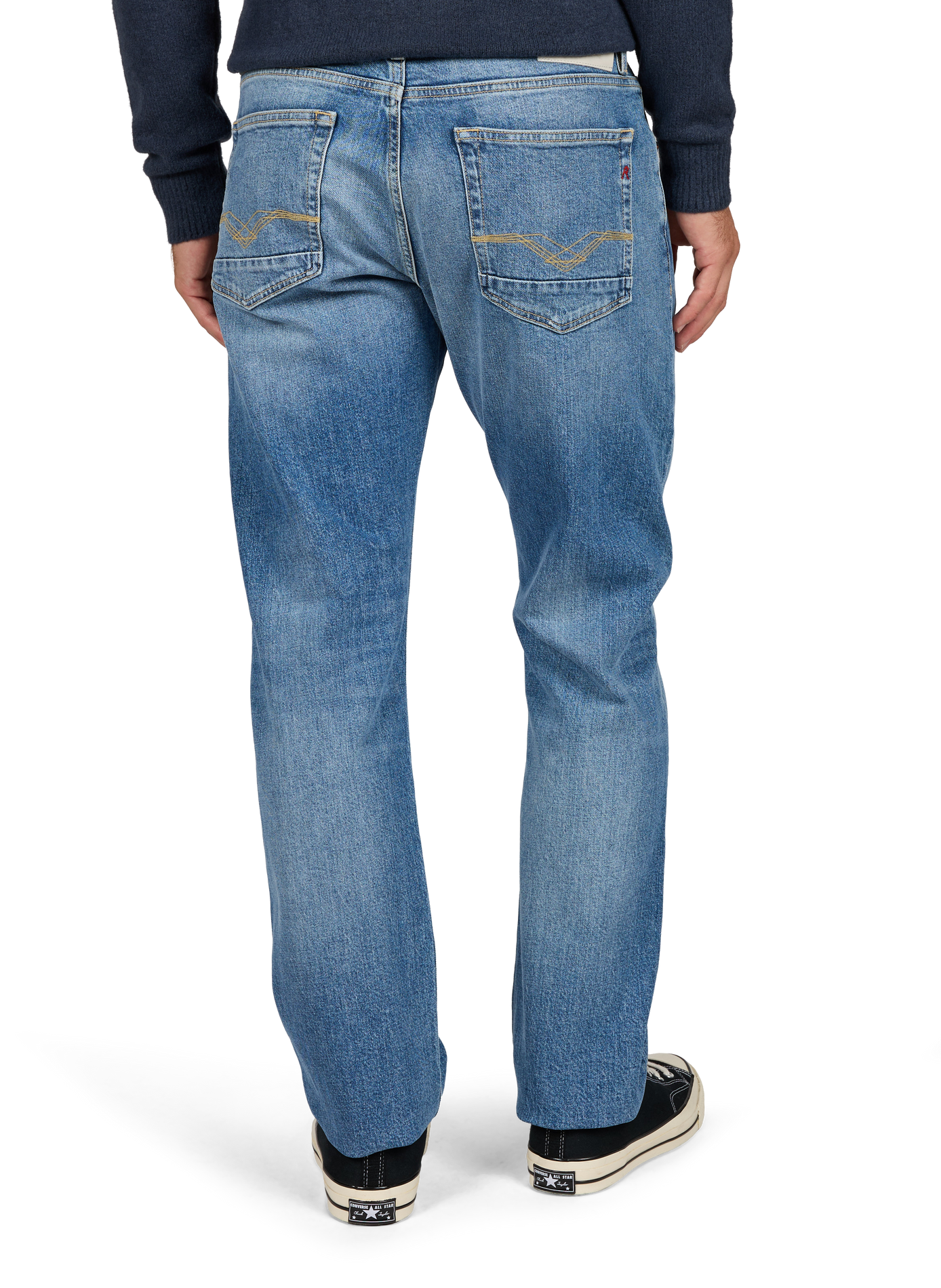 Reguläre Fit Jeans aus gemischter Baumwolle REPLAY Blau