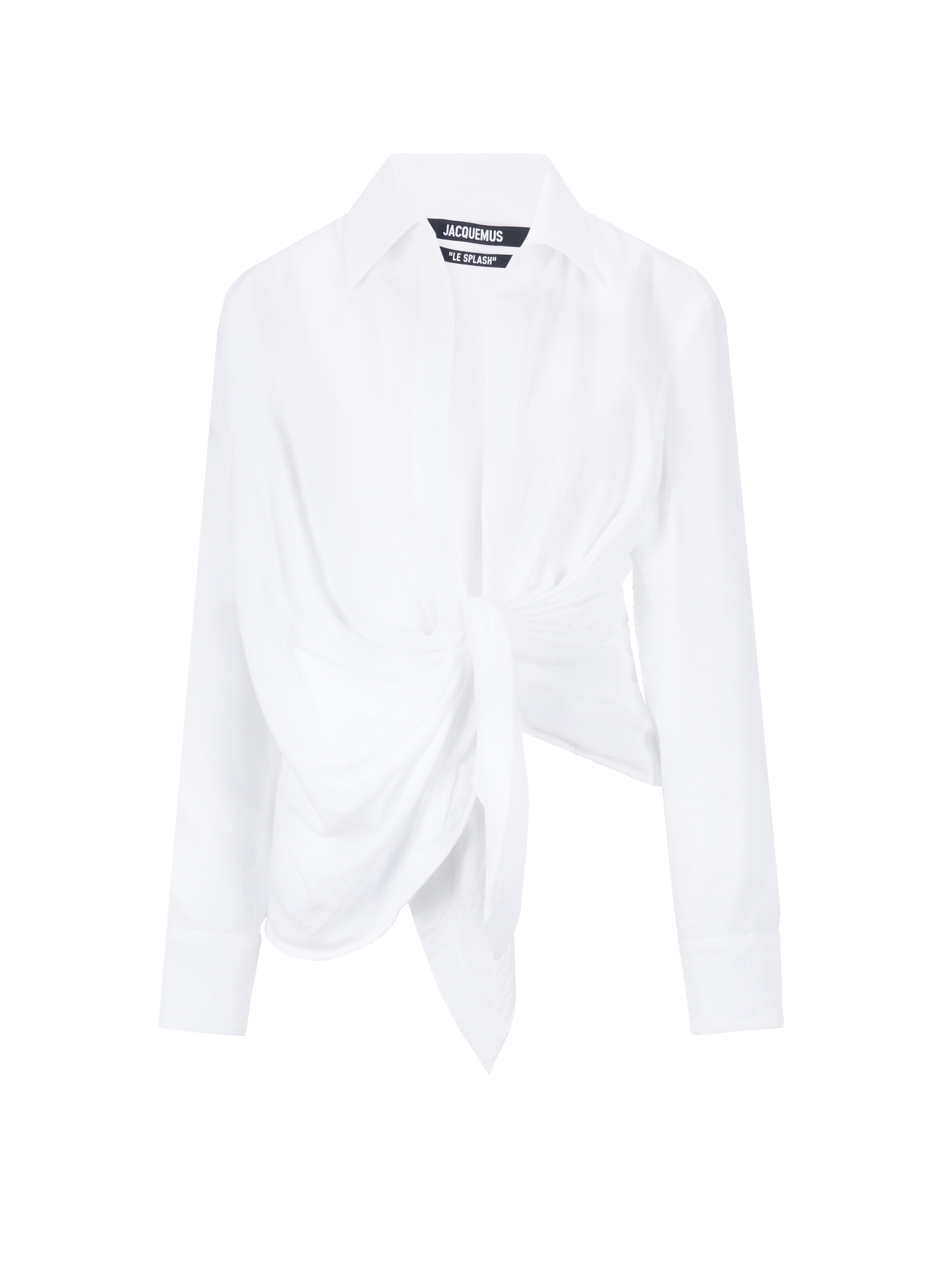 JACQUEMUS La Chemise Bahia Blanc