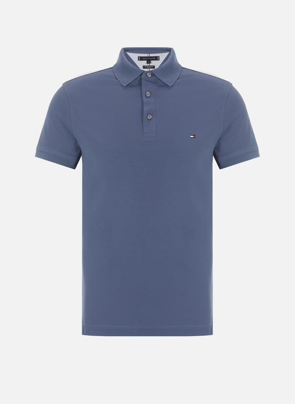 Polo iconique 1985 en coton piqué Bleu by TOMMY HILFIGER TOMMY HILFIGER Polo iconique 1985 en coton piqué Bleu