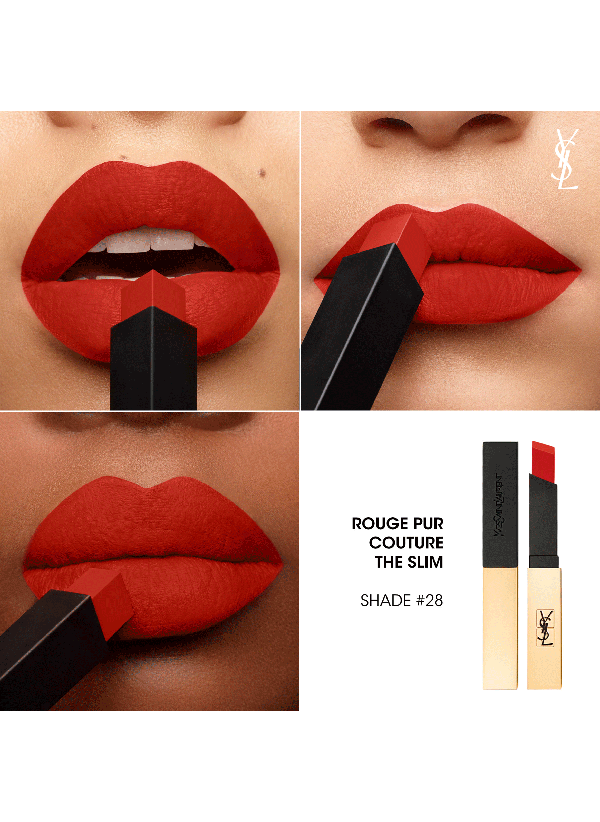 True Chili Ysl 28 Lipstick Yves Saint Laurent Rouge Pur Couture