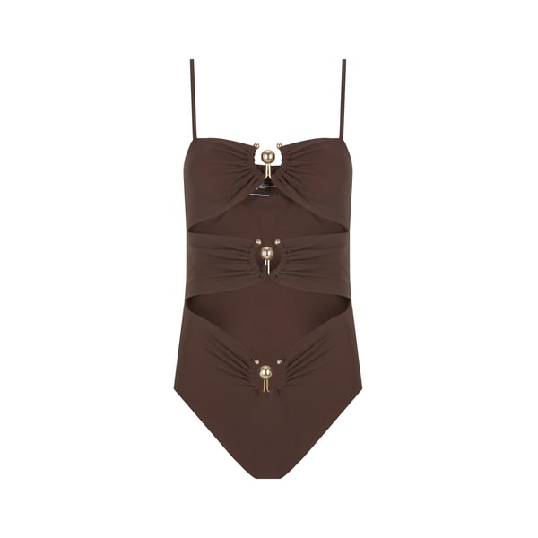 Maillot de bain une pièce Pierced Orbit