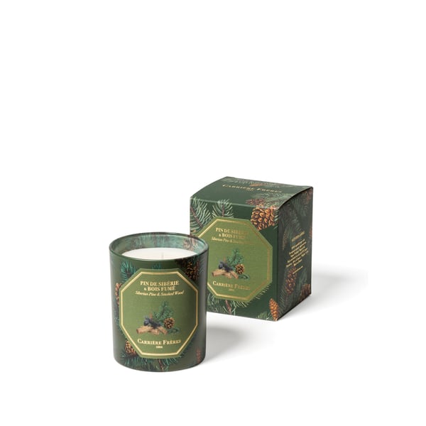 Bougie parfumée - Pin de Sibérie Bois Fumé