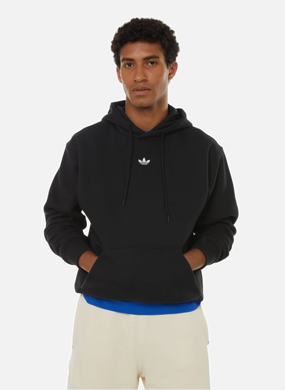 RECYCLED POLYESTER LOGO HOODIE ADIDAS for MEN Printemps