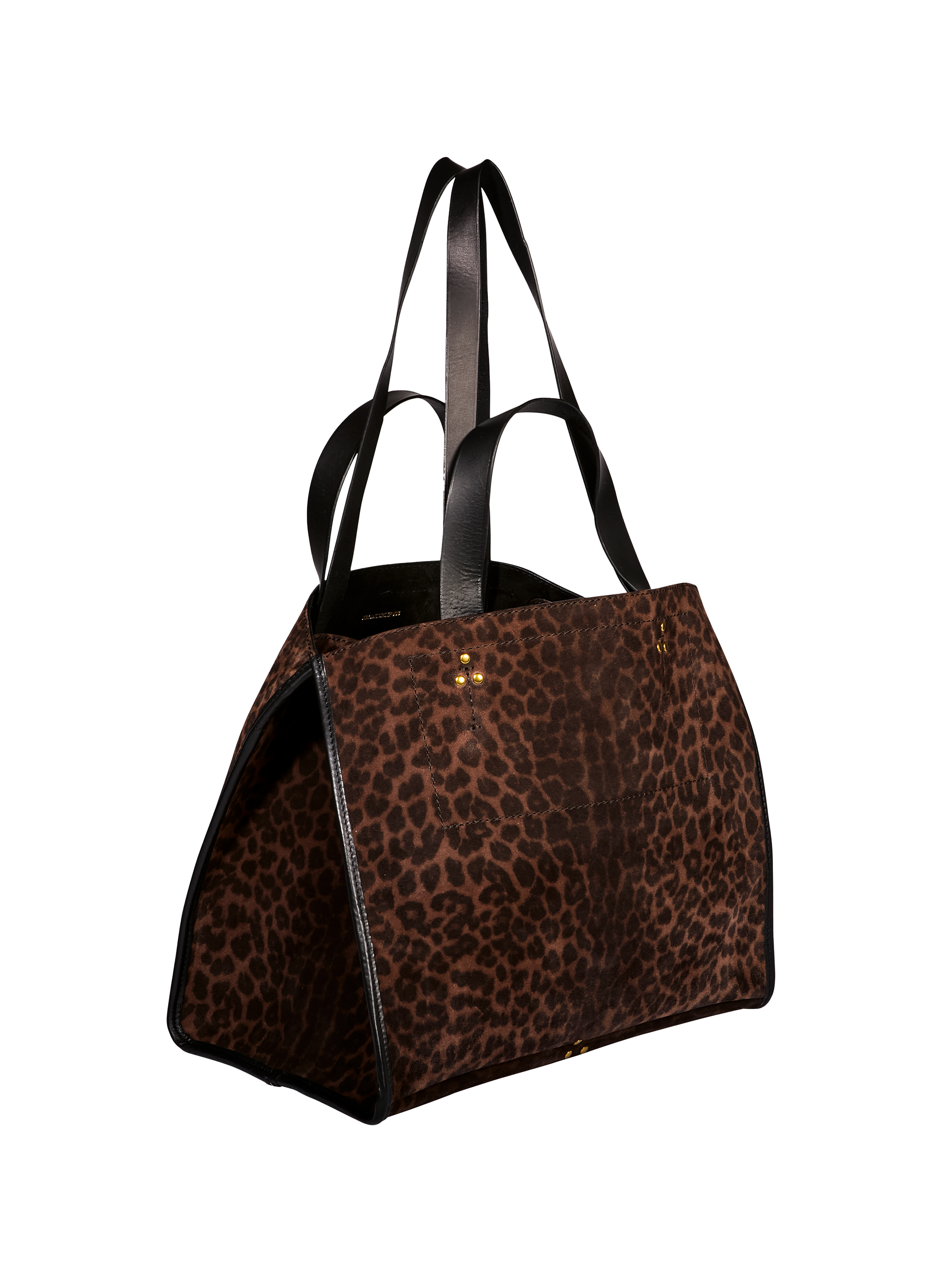 Sac cabas Léon M en croûte de cuir JÉRÔME DREYFUSS Multicolore