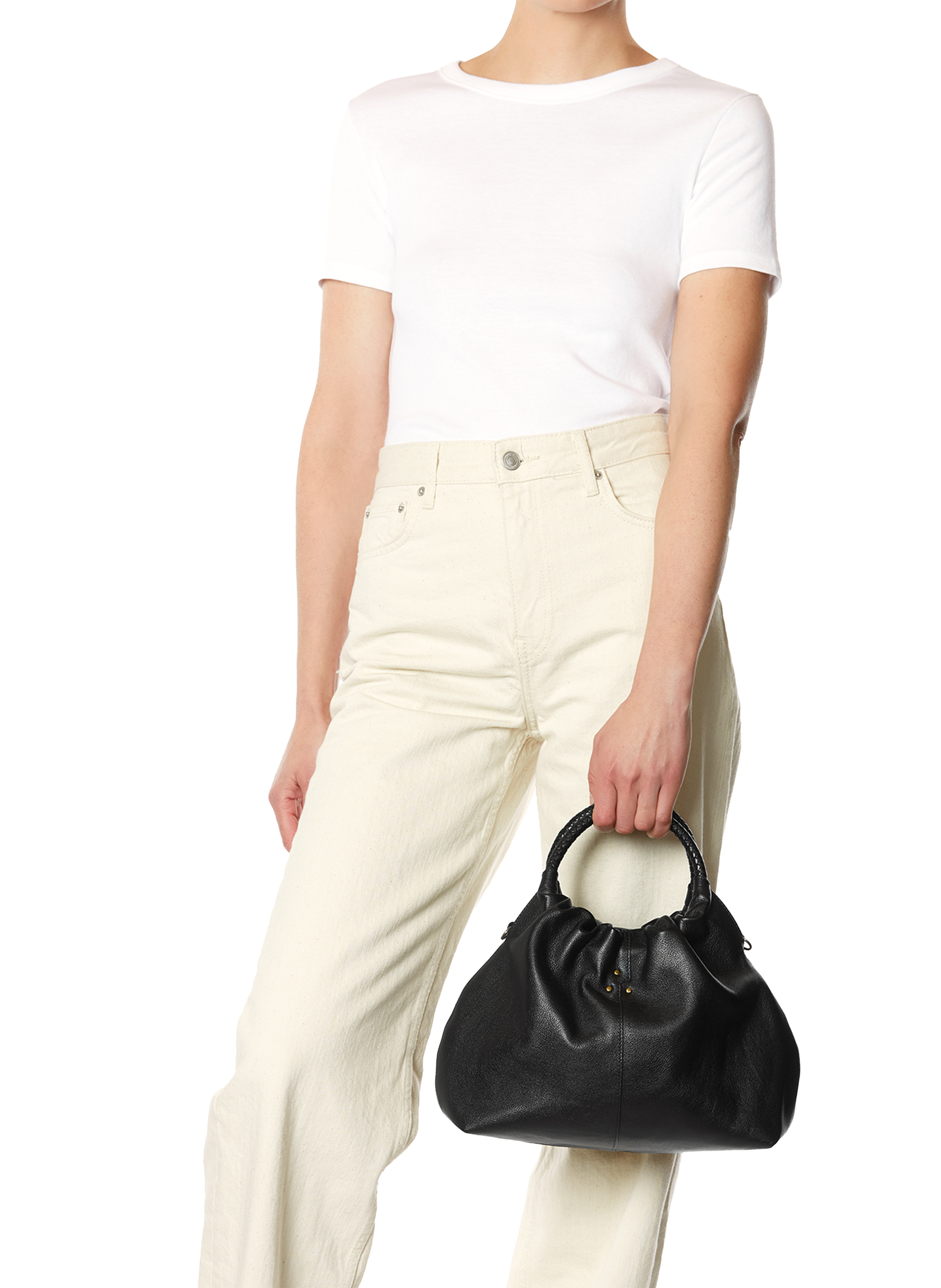 Sac à main Gordi M en cuir JÉRÔME DREYFUSS Noir