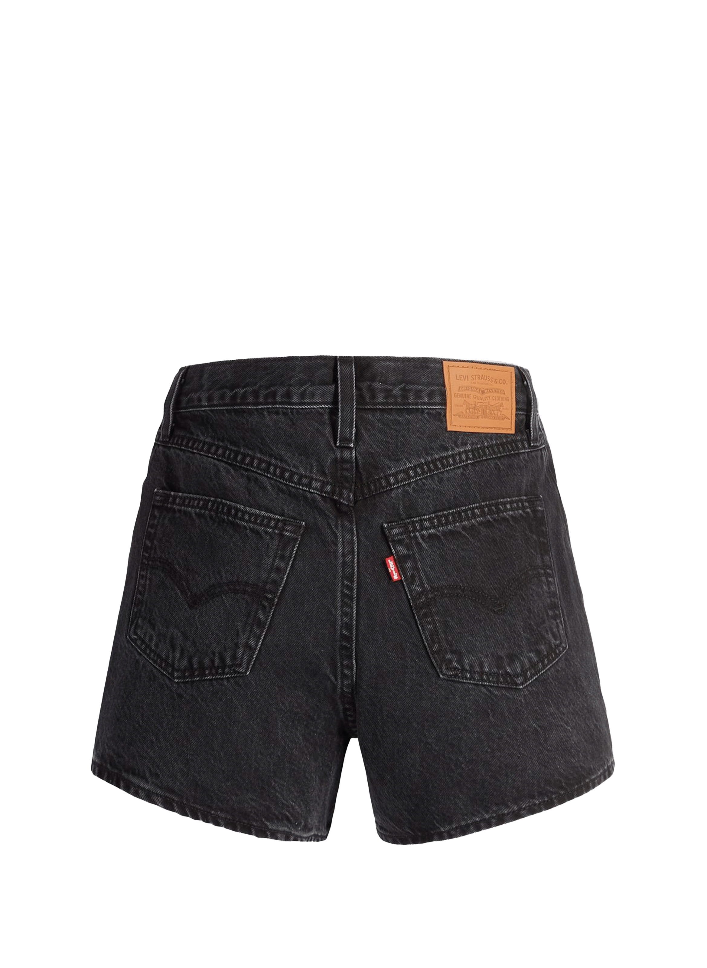 Short en jean LEVI'S Noir