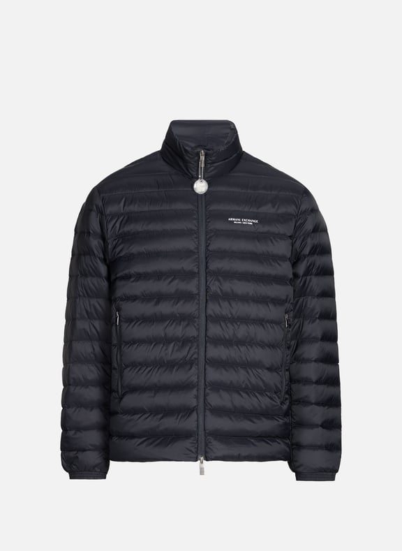 Quilted straight down jacket Blue by ARMANI EXCHANGE ARMANI EXCHANGE Quilted straight down jacket Blue