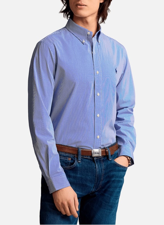 Long-sleeve cotton Shirt Blue by POLO RALPH LAUREN POLO RALPH LAUREN Long-sleeve cotton Shirt Blue