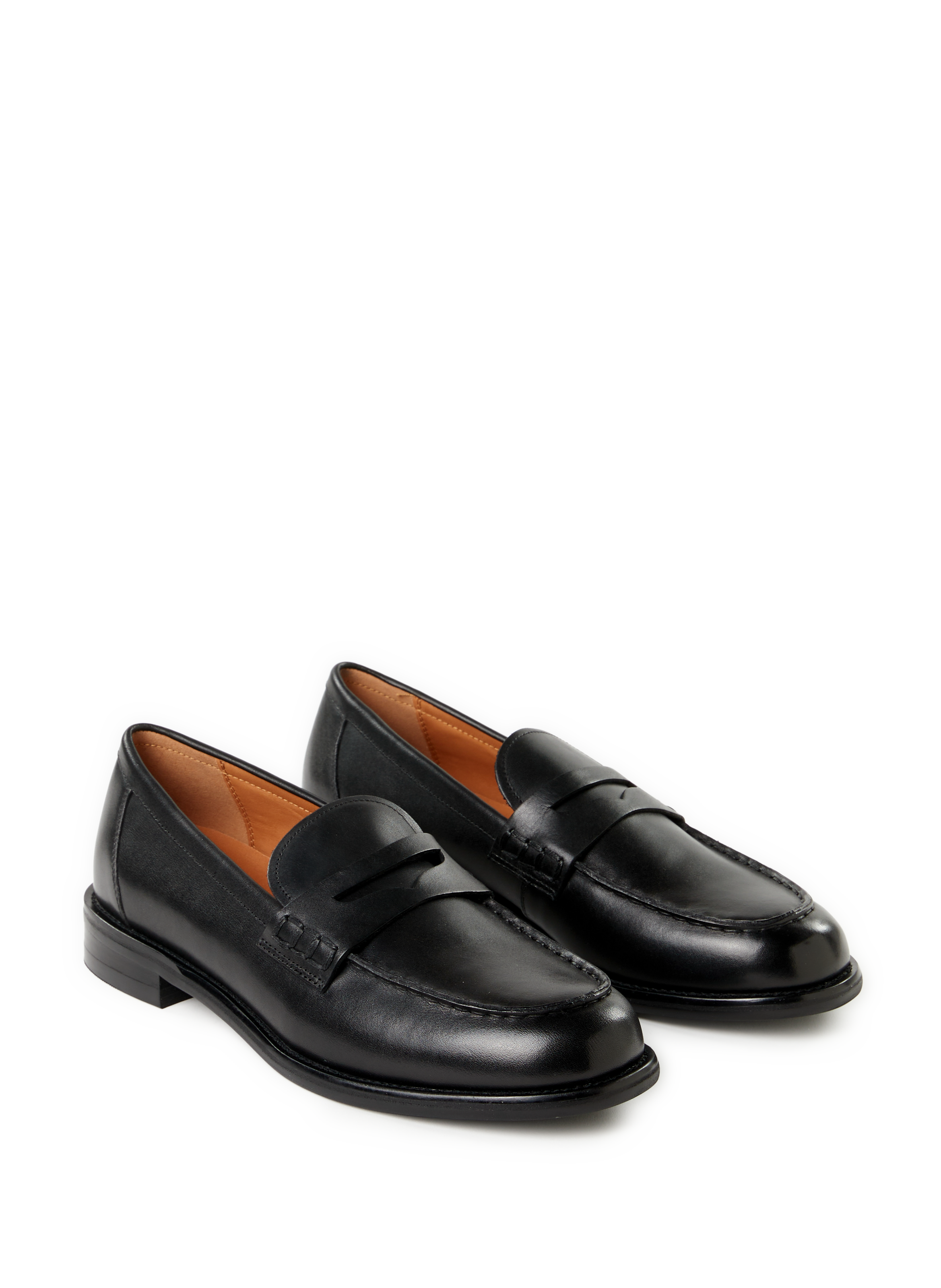 Mocassins unis en cuir VAGABOND SHOEMAKERS Noir