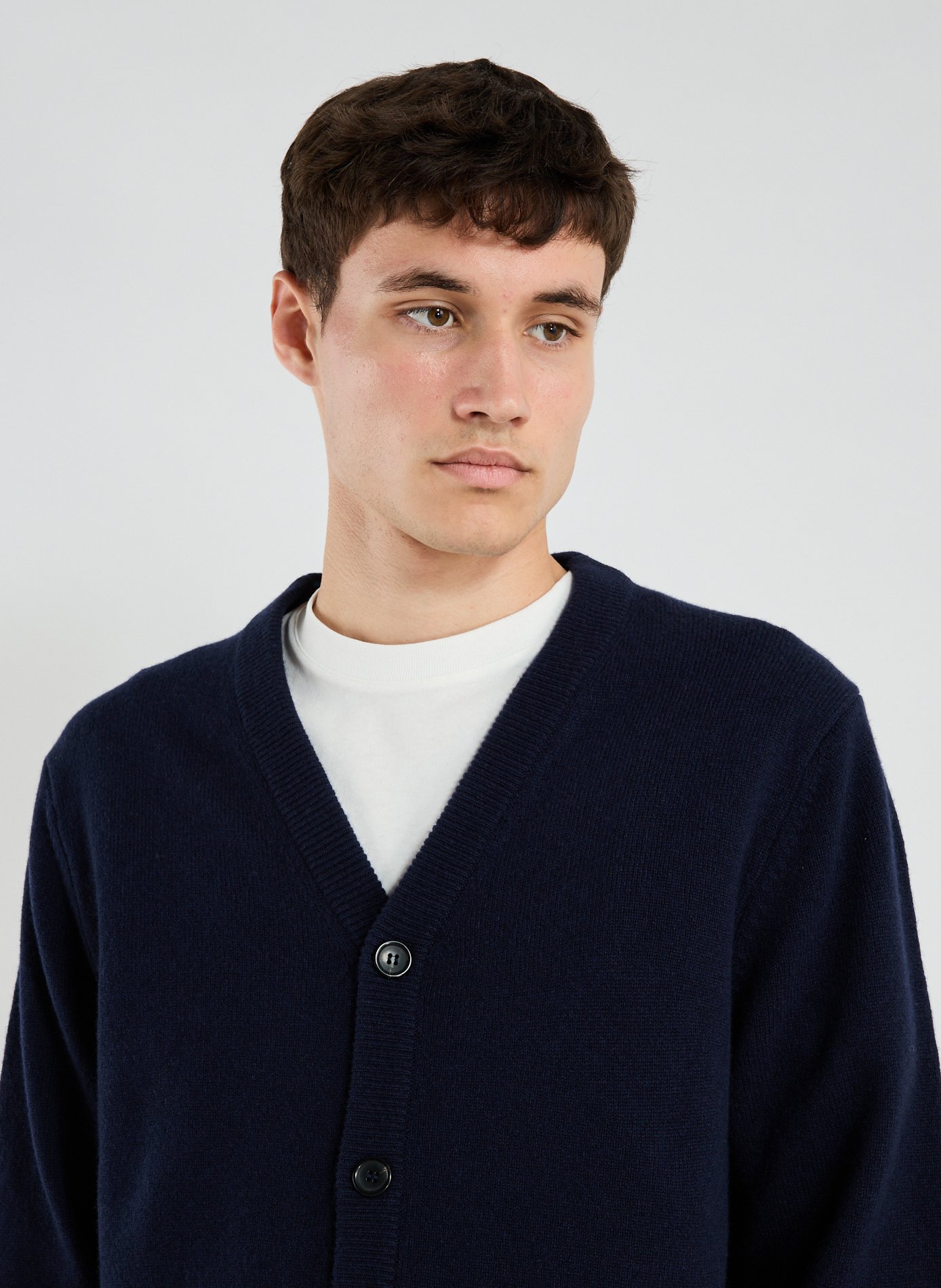 Cardigan en laine mérinos PAUL SMITH Bleu