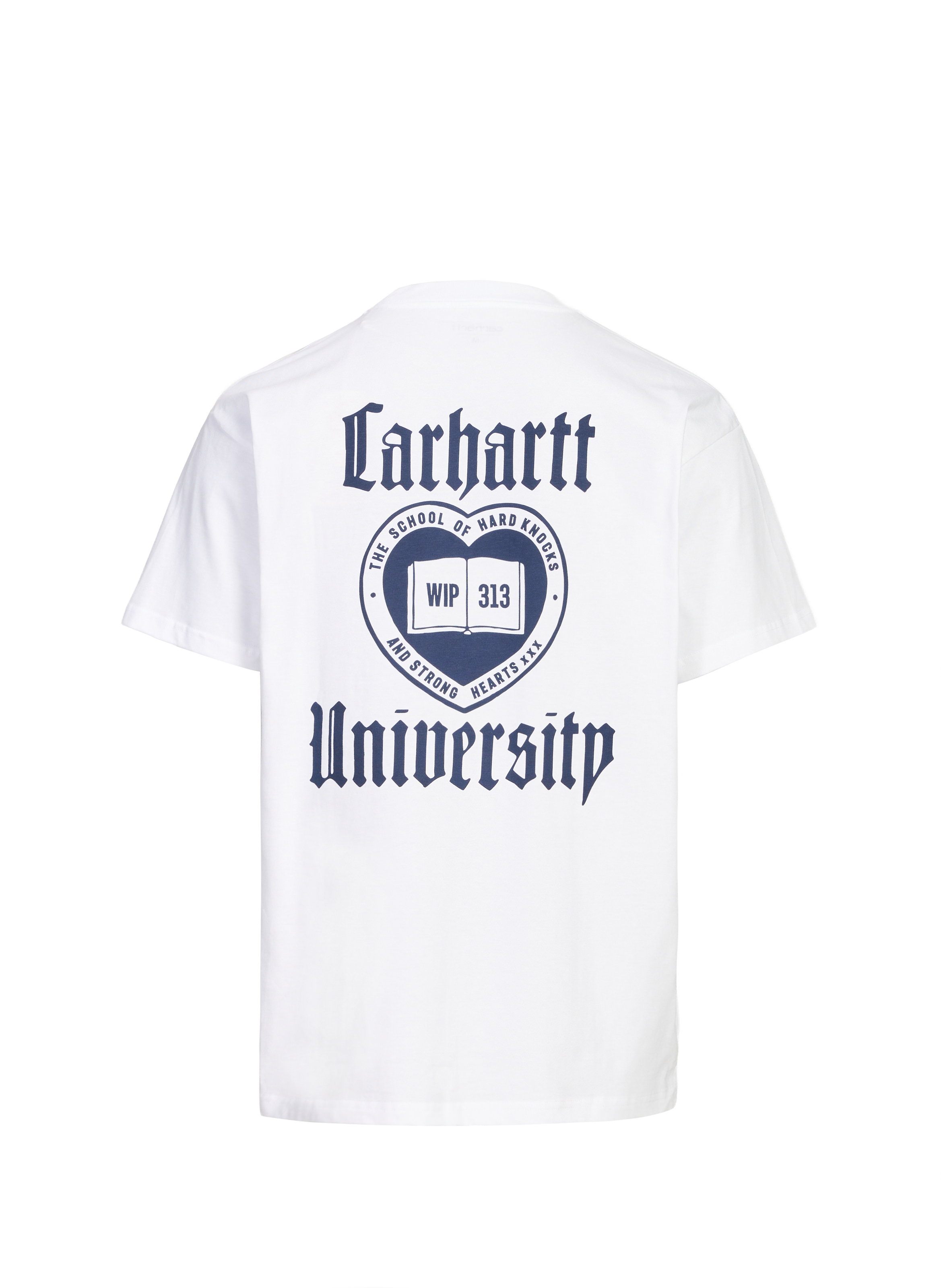 T-shirt with graphic print in cotton CARHARTT WIP White
