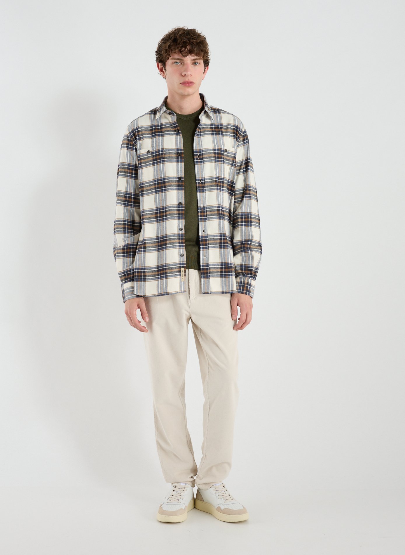 Chemise à carreaux en coton WOOLRICH Multicolore