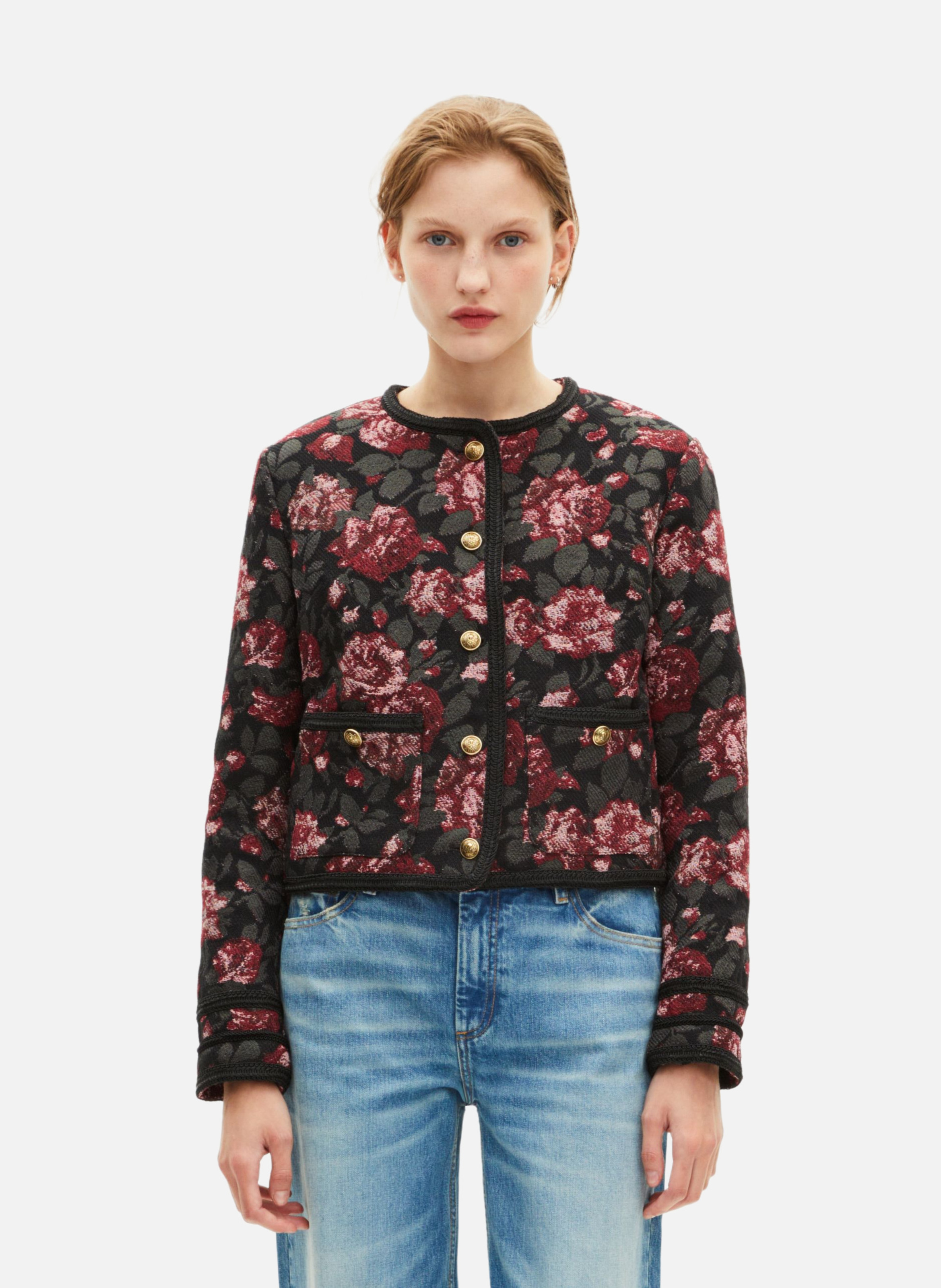 Veste en jacquard THE KOOPLES Noir