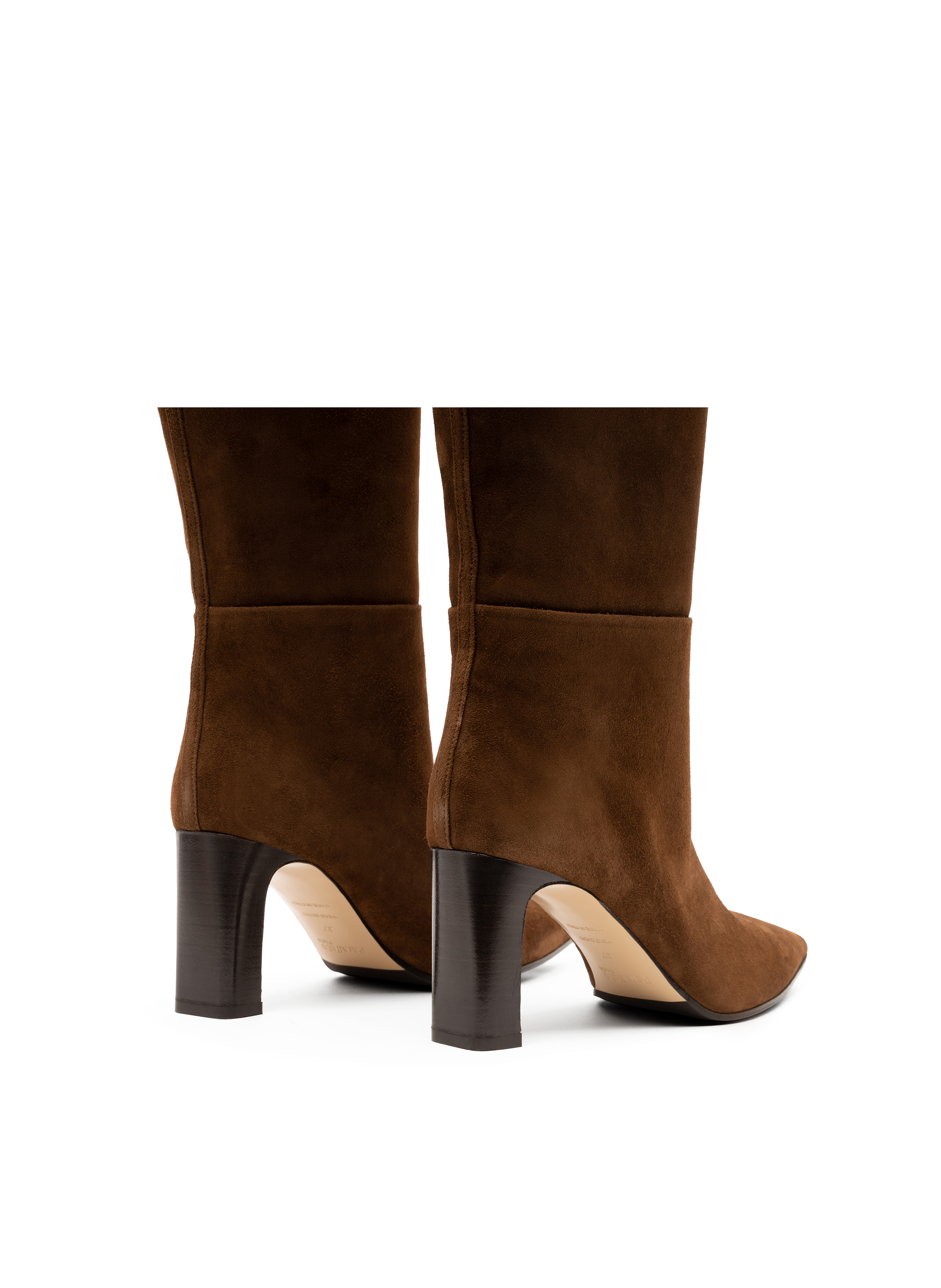 Bottes pepito en chevre velours PARALLELE Marron