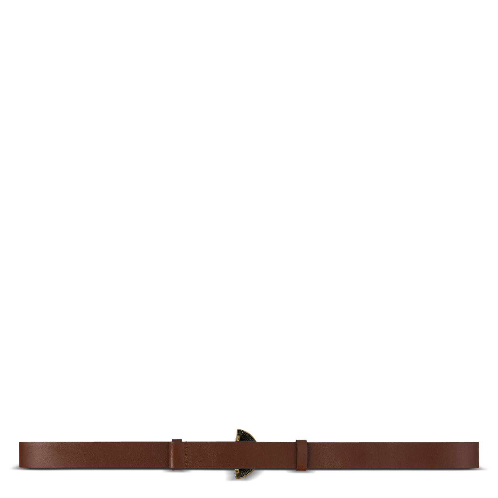 Ceinture en cuir beslie BA&SH Marron