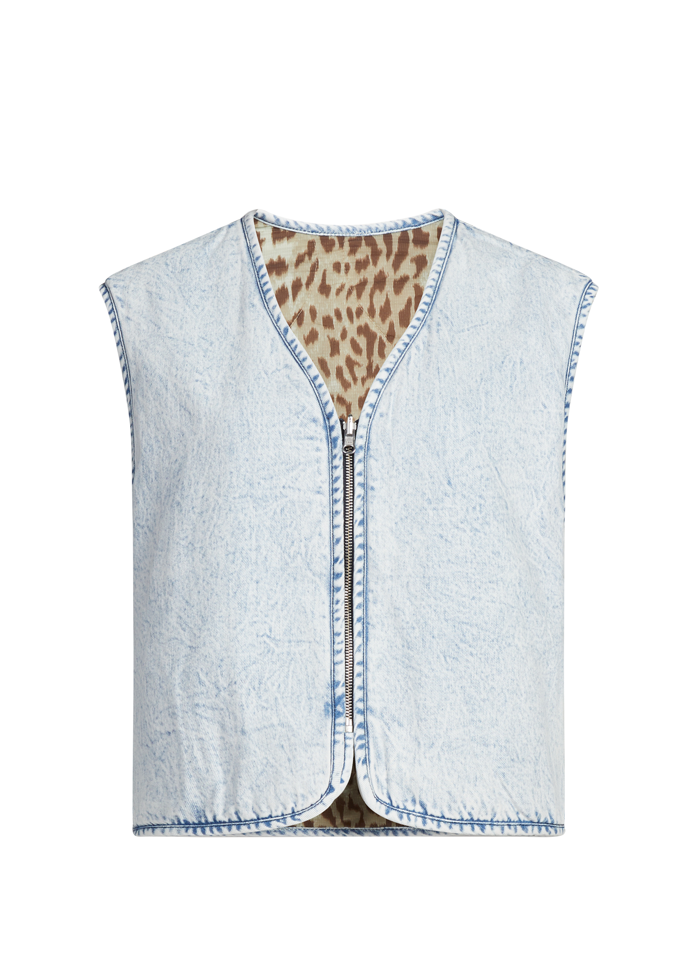 Gilet sans manches Johannie BELLEROSE Bleu