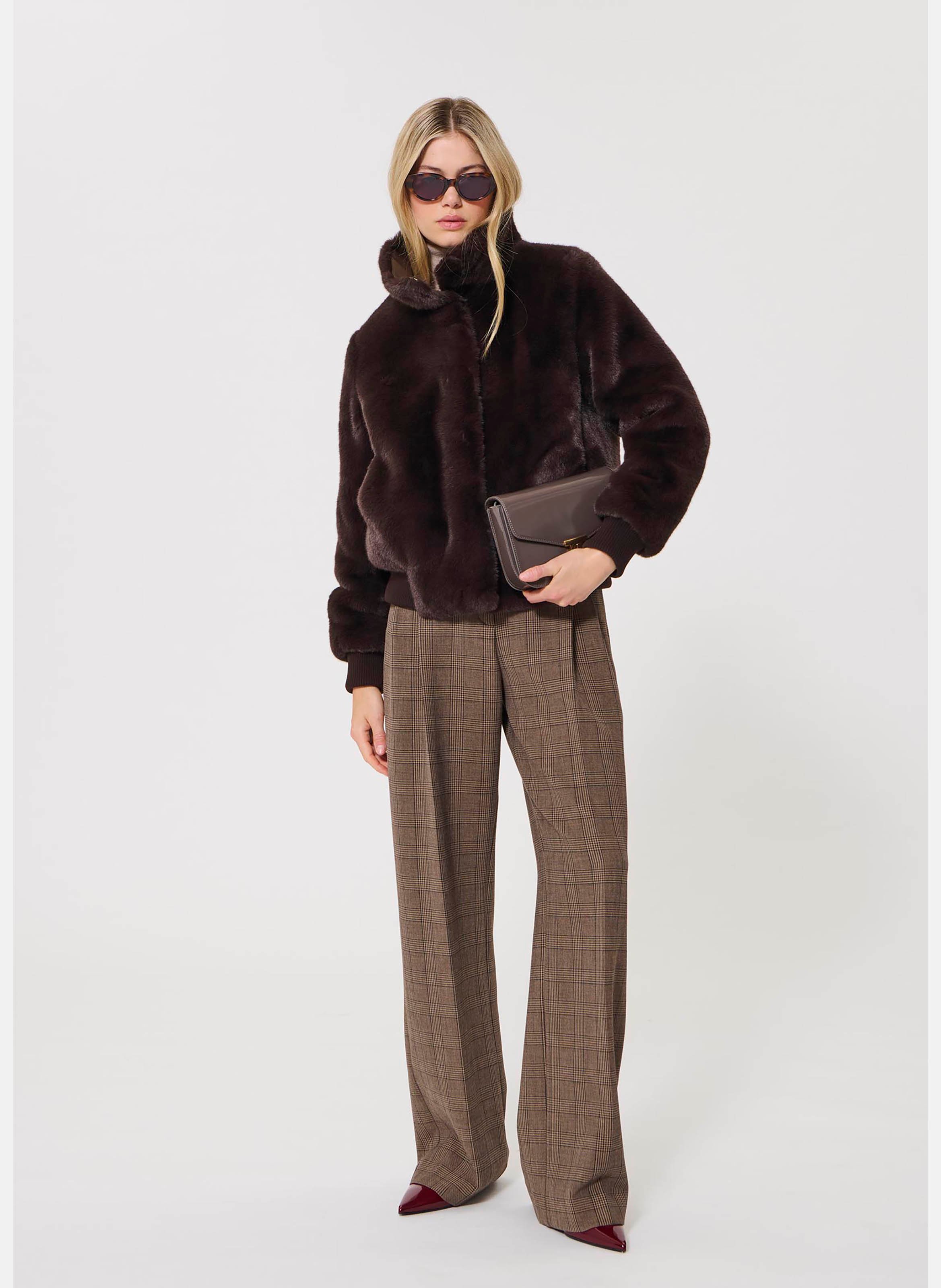 Fausse fourrure bertille TARA JARMON Marron