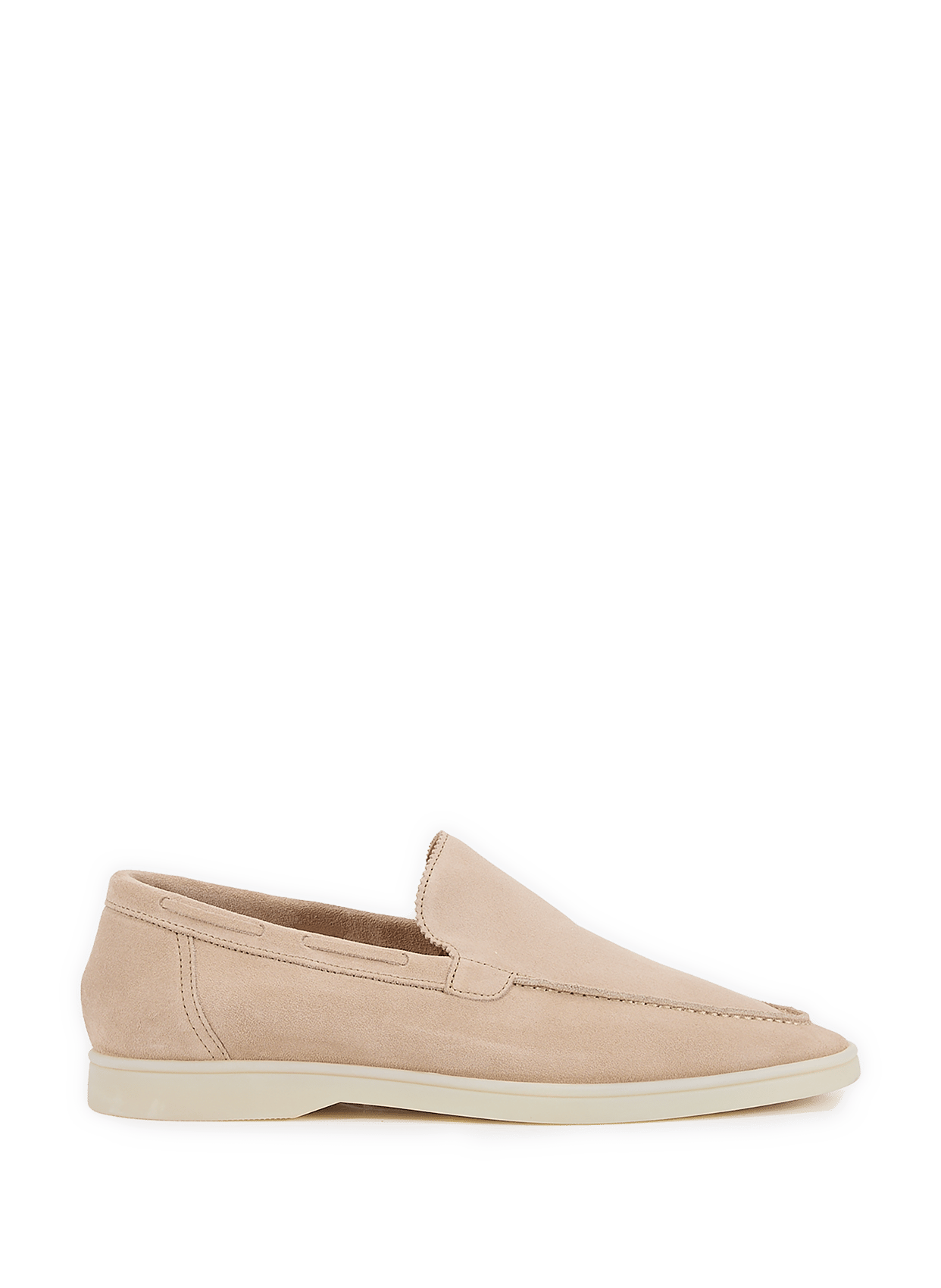 Mocassins en cuir suédé AURELIEN Beige