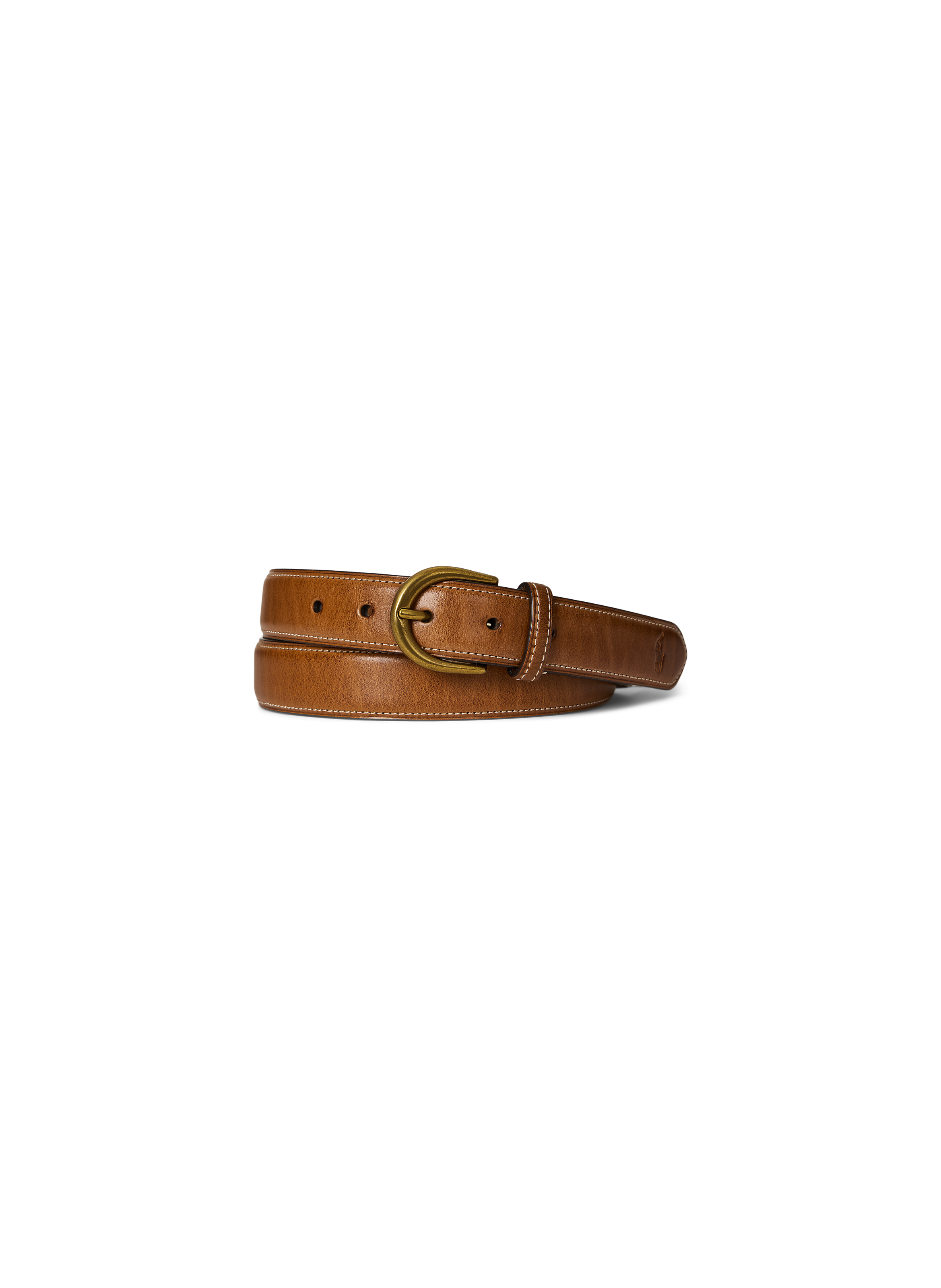 Ceinture en cuir de vache POLO RALPH LAUREN Beige