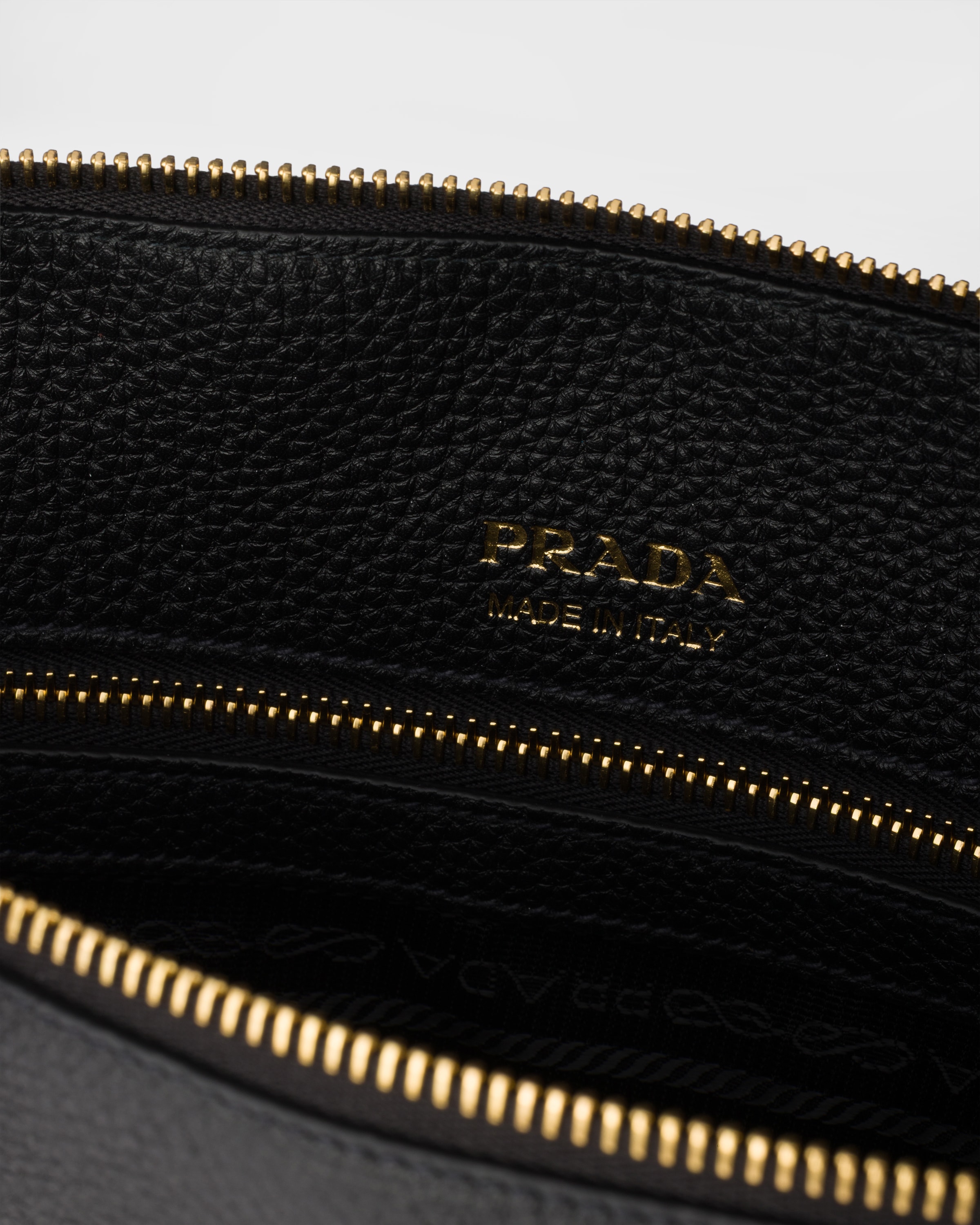Grand cabas en cuir PRADA Noir