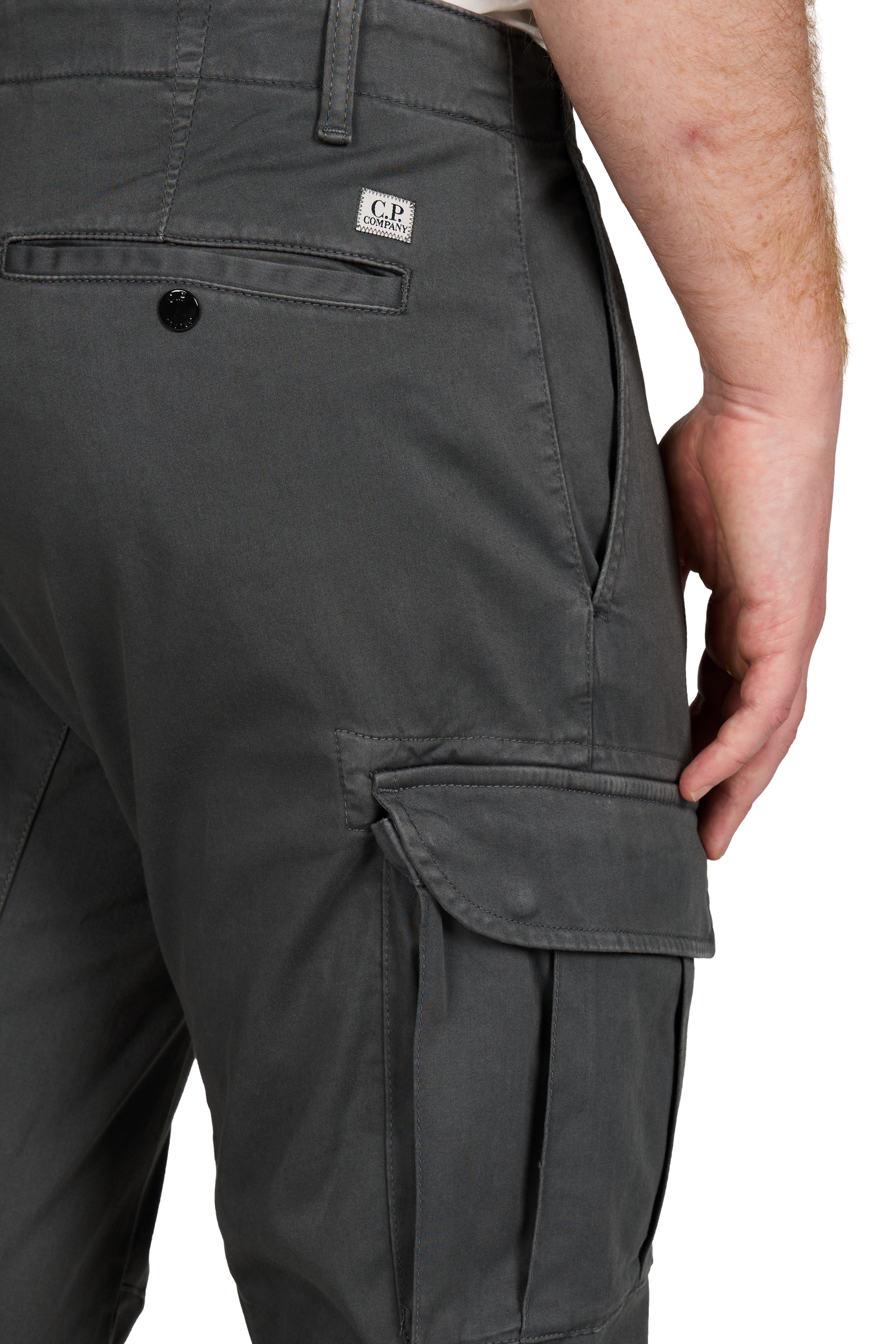 Mixed cotton trousers CP COMPANY Grey