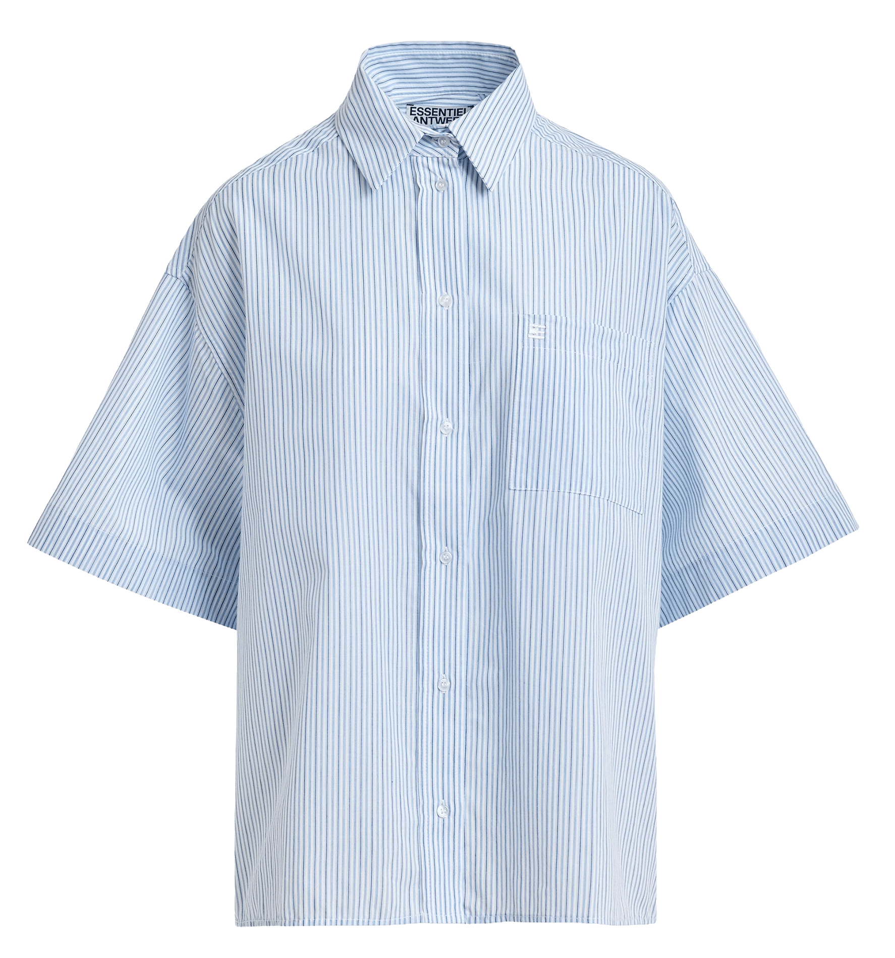 Chemise col classique en coton jasleen ESSENTIEL ANTWERP Bleu
