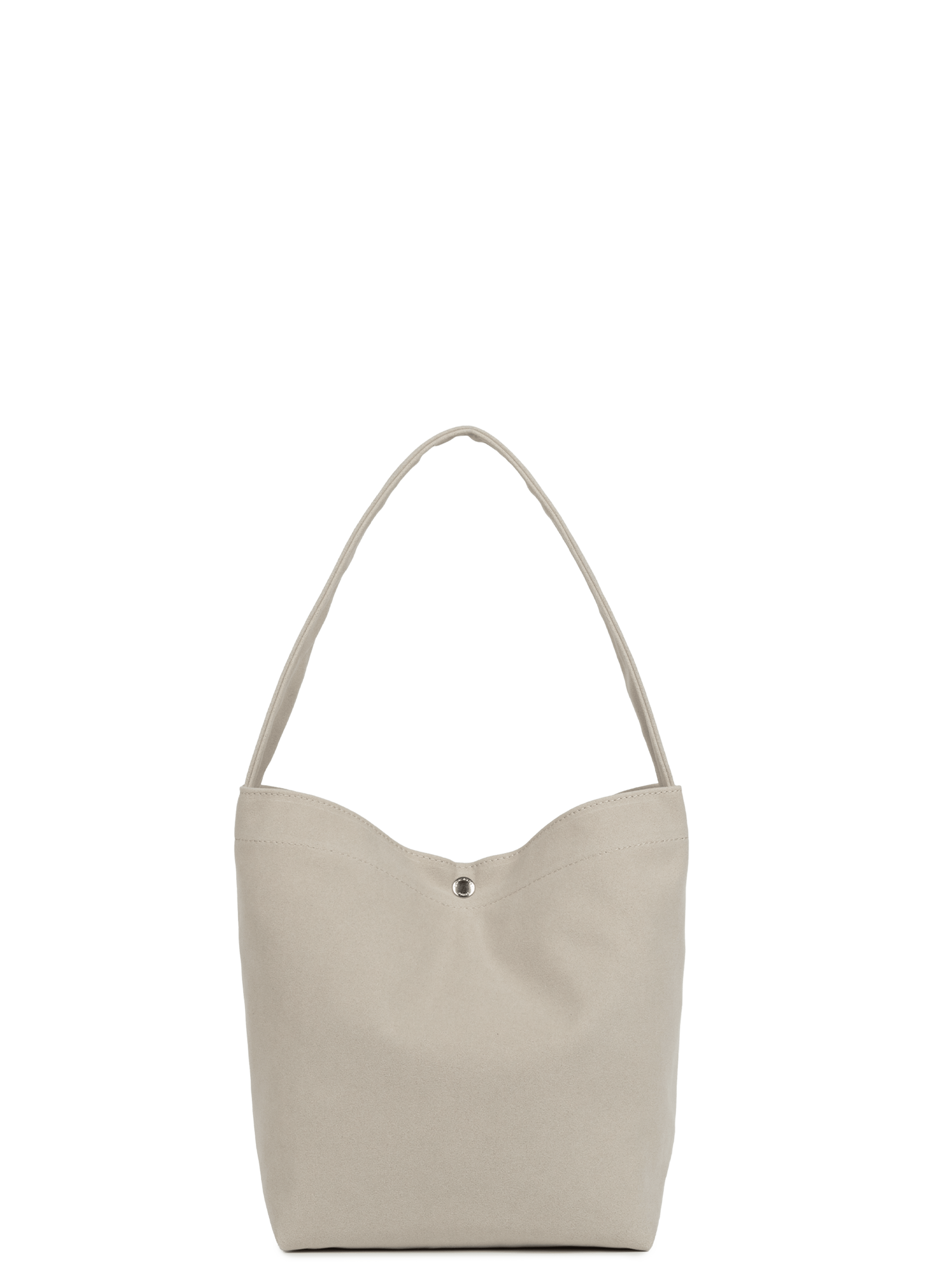 Mini bucket bag - suédine kba LANCASTER White