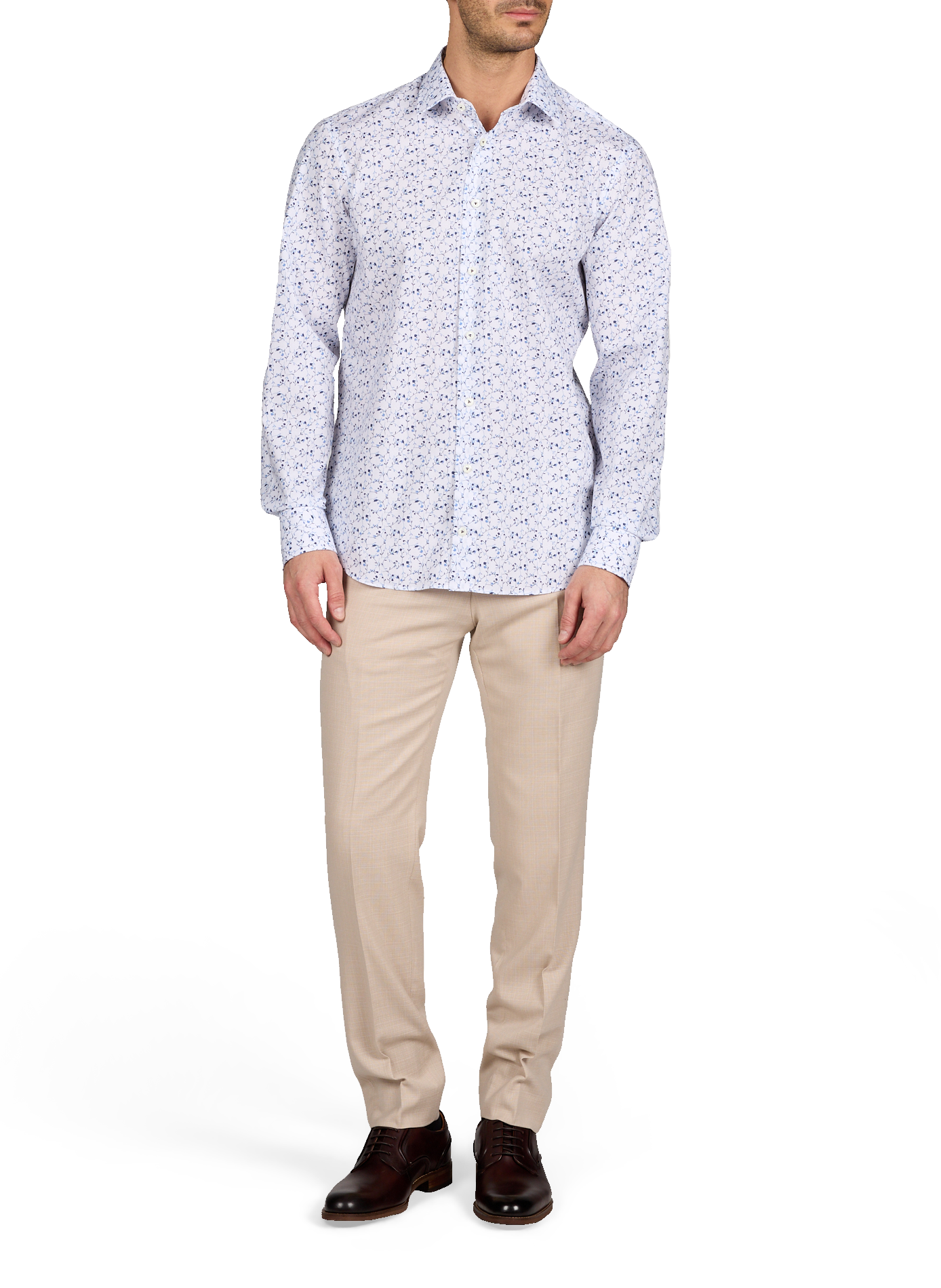 Calfskin leather lace-up loafers CLARKS Brown