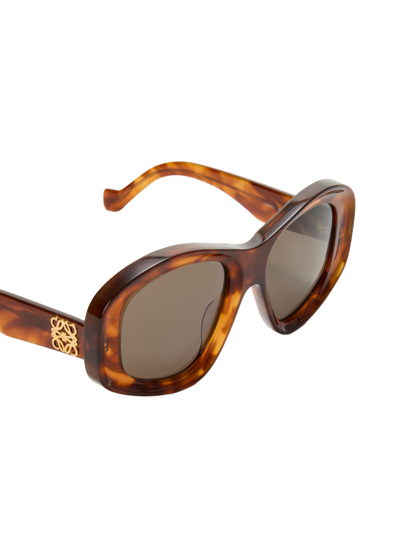Lunettes de soleil Beveled Pentagon LOEWE Marron