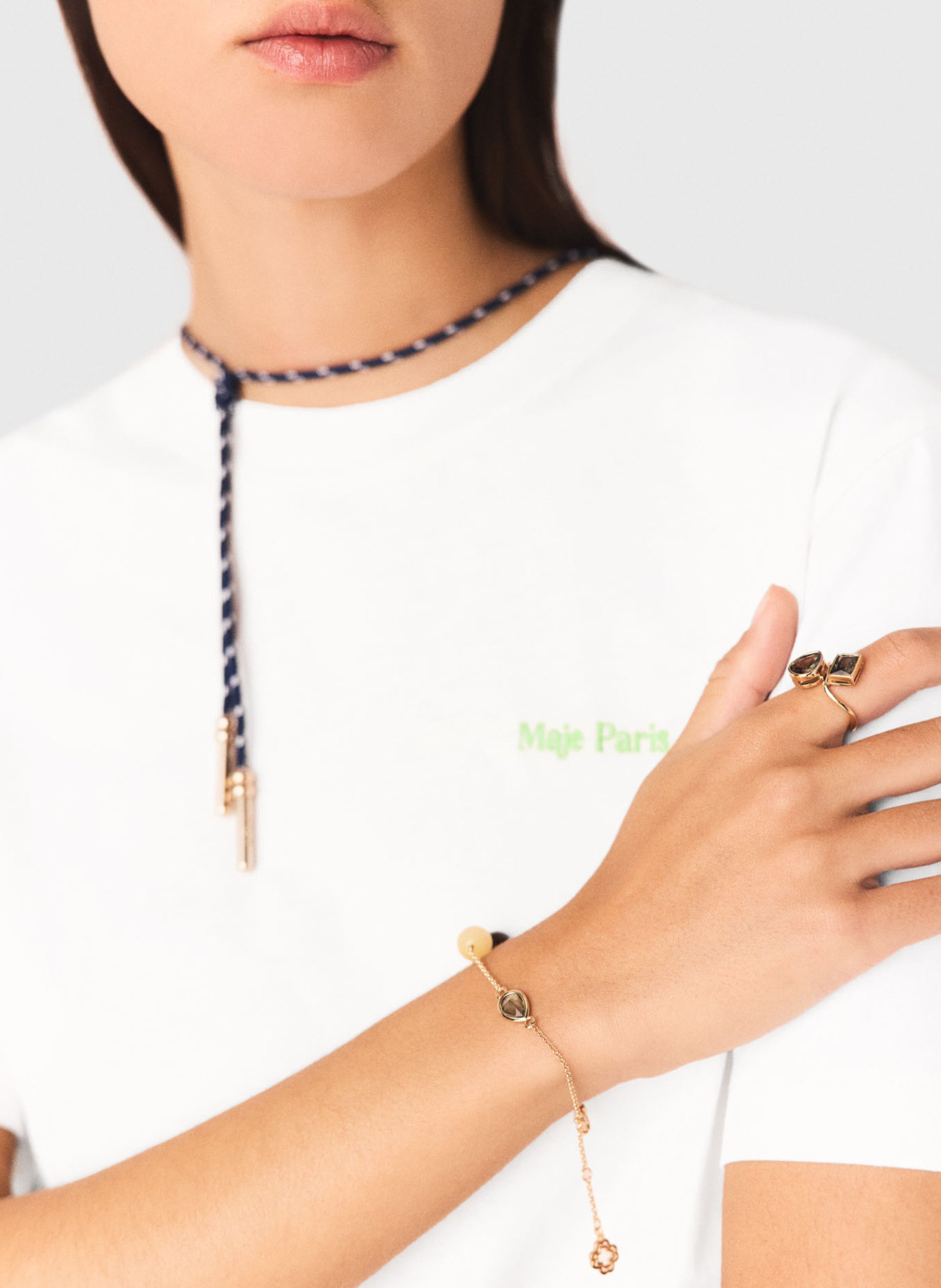 Bague en laiton MAJE Doré