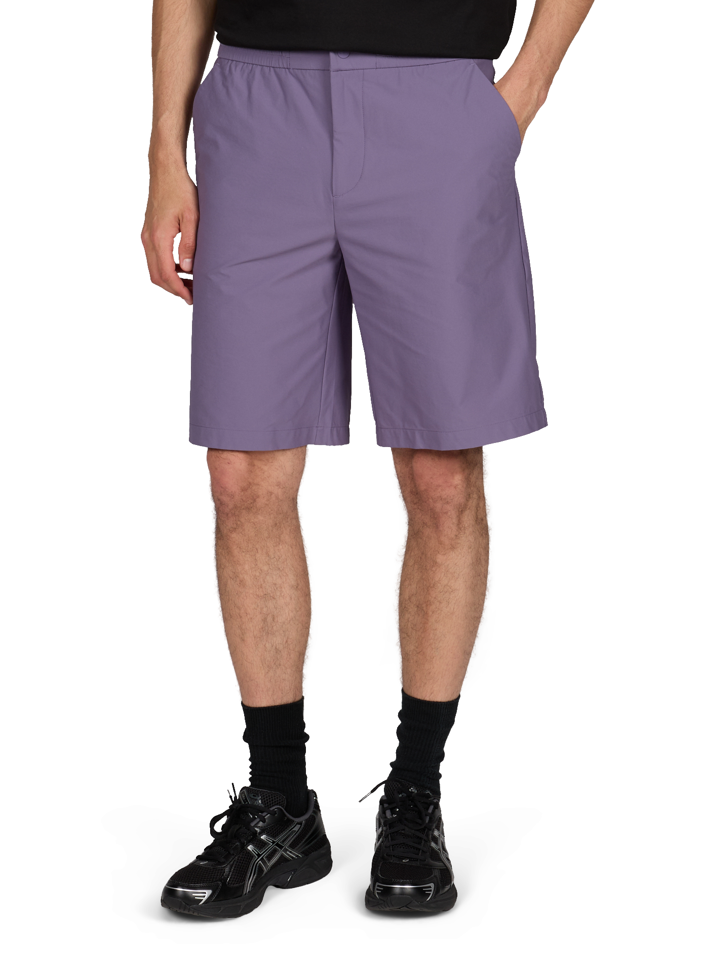 Bermuda droit uni AIGLE Violet