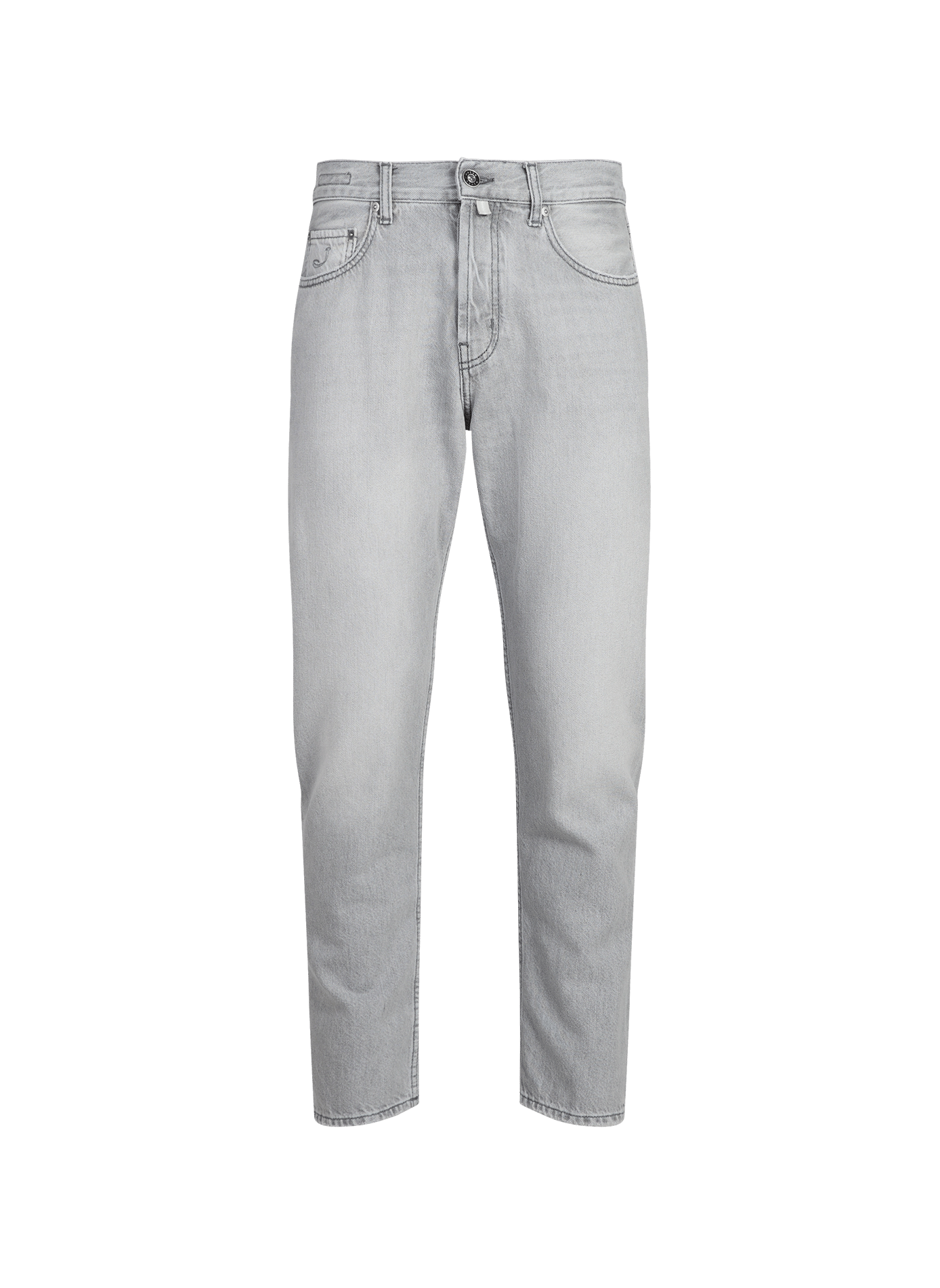 Cropped cotton blend jeans JACOB COHEN Grey