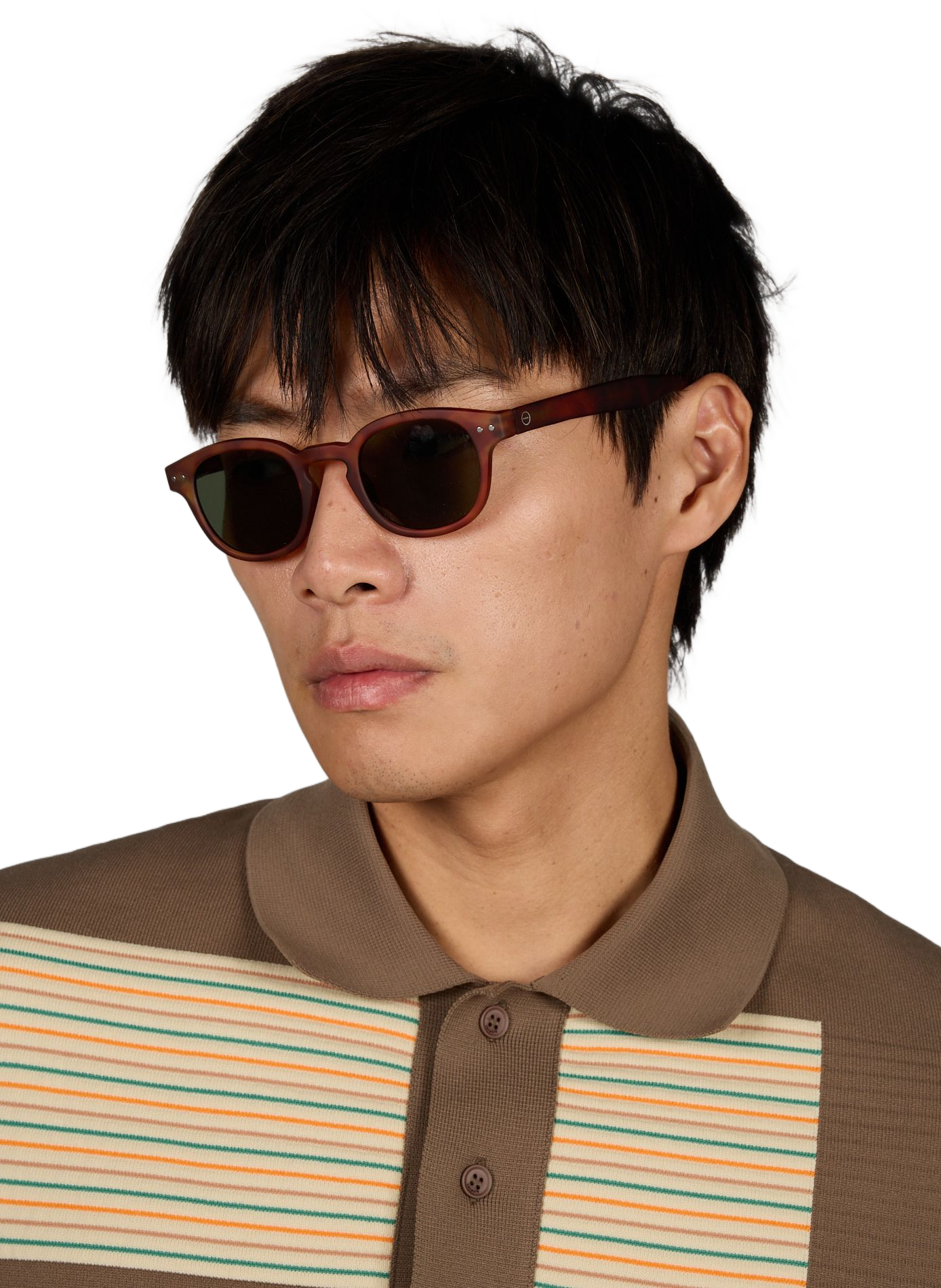Sunglasses #C IZIPIZI Brown